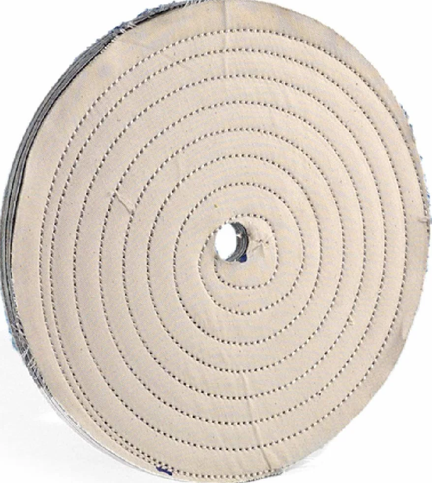 DISCO IN COTONE TRAPUNTATO Ø ESTERNO 150 mm Ø FORO 12 mm FERVI DCT150