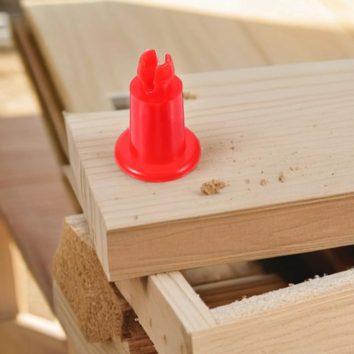 12 Pezzi Piedi in Plastica Rossi per Bilancia Elettronica da Cucina e Magazzino, Supporto Stabile Capacità di Carico Fino a 30 Kg