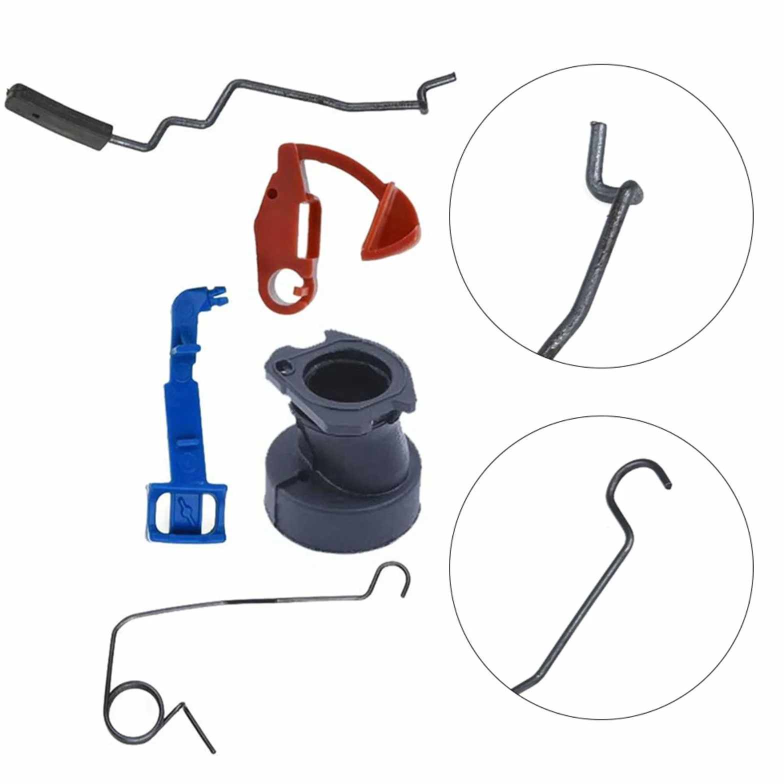 Kit di riparazione per collettore di aspirazione, acceleratore, asta di controllo, kit di riparazione per motosega 340, 345, 346XP, 350, 351, 353, 357, 357XP, 359, set di componenti di
