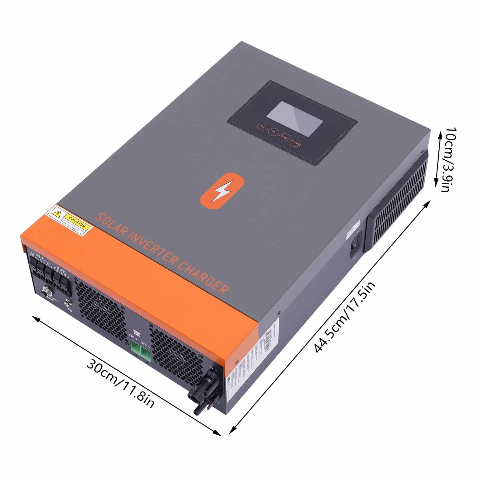 Inverter ibrido Multifunzione da 6200 W, 48 V Inverter Fotovoltaico solare con MPPT, caricamento senza batteria, regolabile in corrente e tensione, per emergenze e luoghi remoti