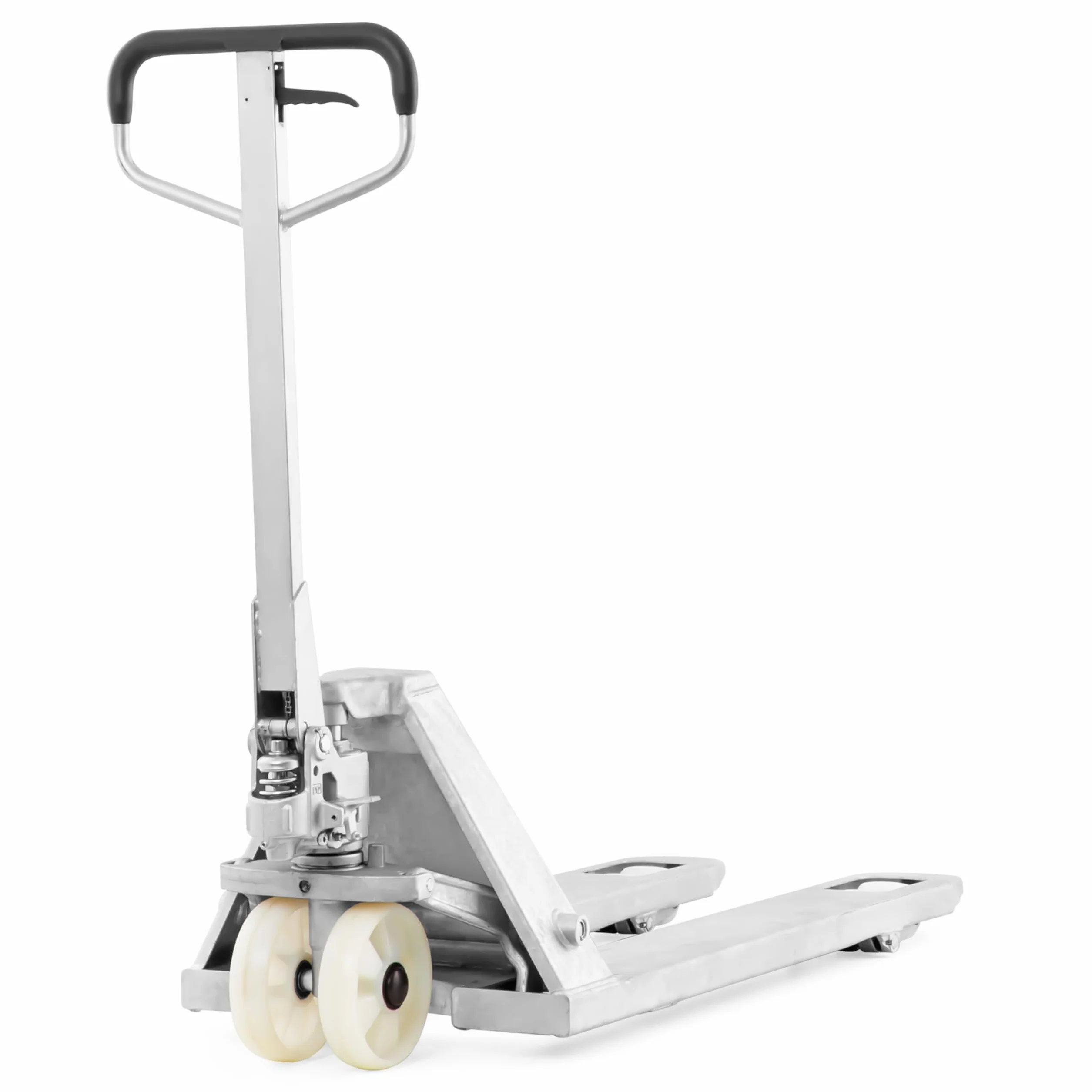 Pallit Transpallet manuale GALVAN | portata 2500 kg | lunghezza delle forche 1150 mm | ruote in nylon | Acciaio zincato