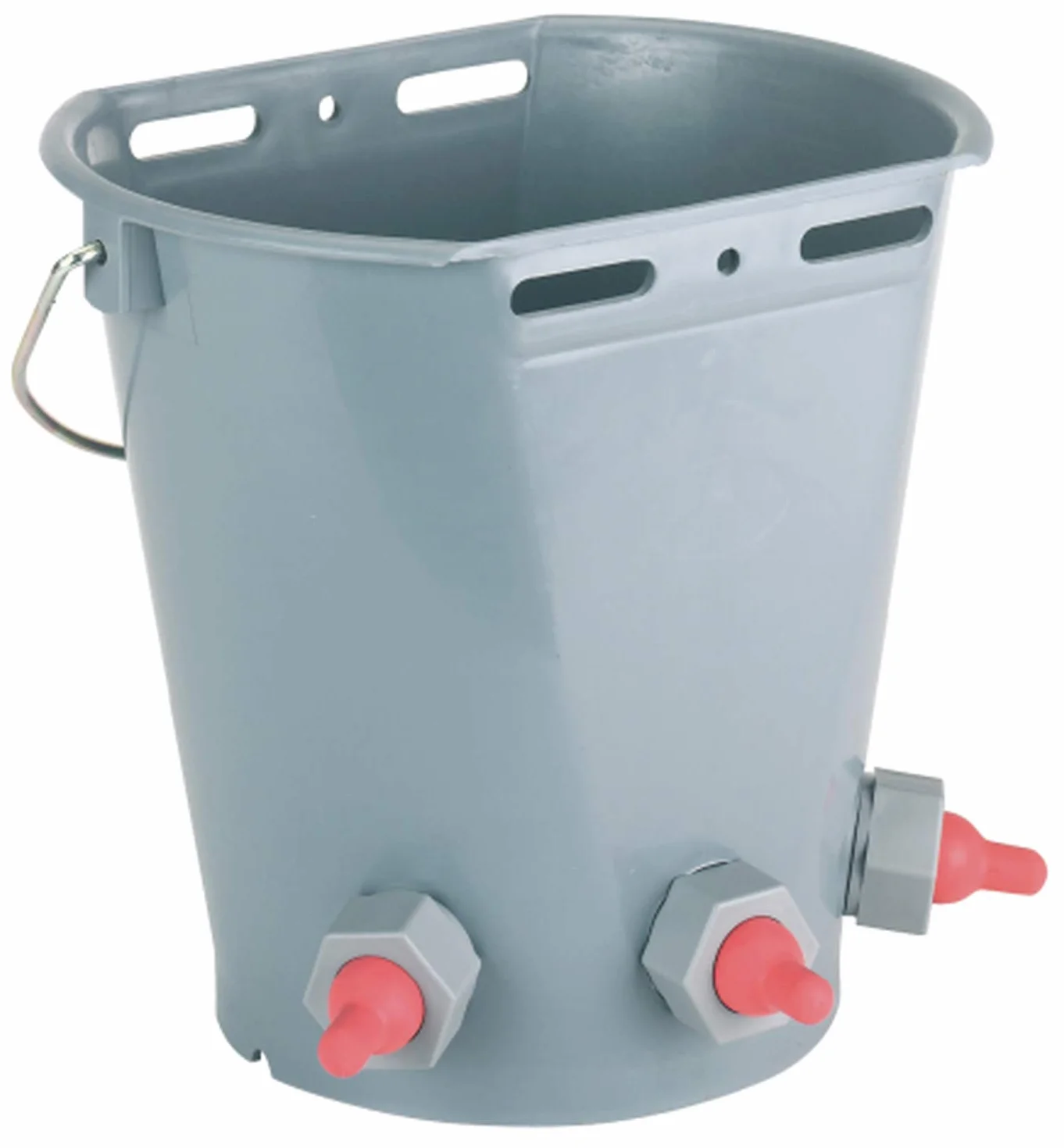 Agritura Kerbl - Secchio con 3 tettarelle Corte