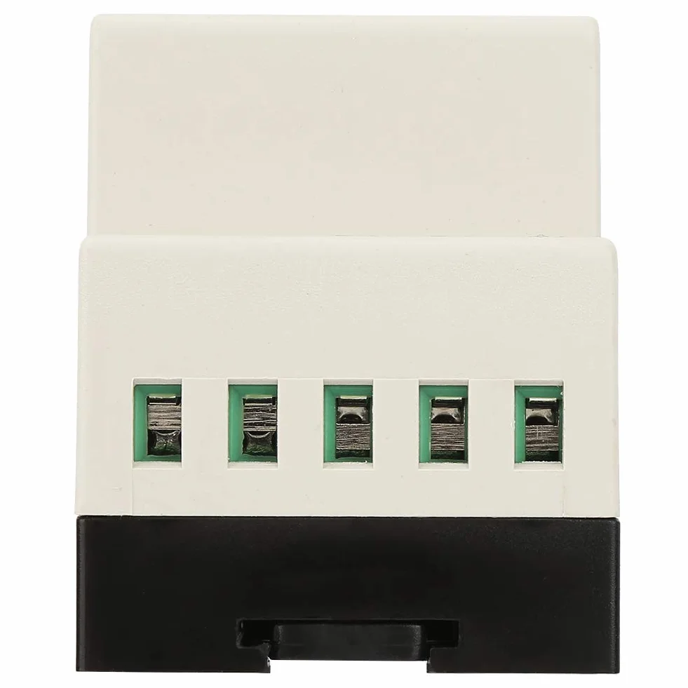 Relè di Monitoraggio Trifase 380V AC 50Hz, Relè di Protezione Sequenza e Tensione, Display Digitale per Sovratensione, Sottotensione e Tensione Squilibrata, per Installazioni Elettriche Trifase