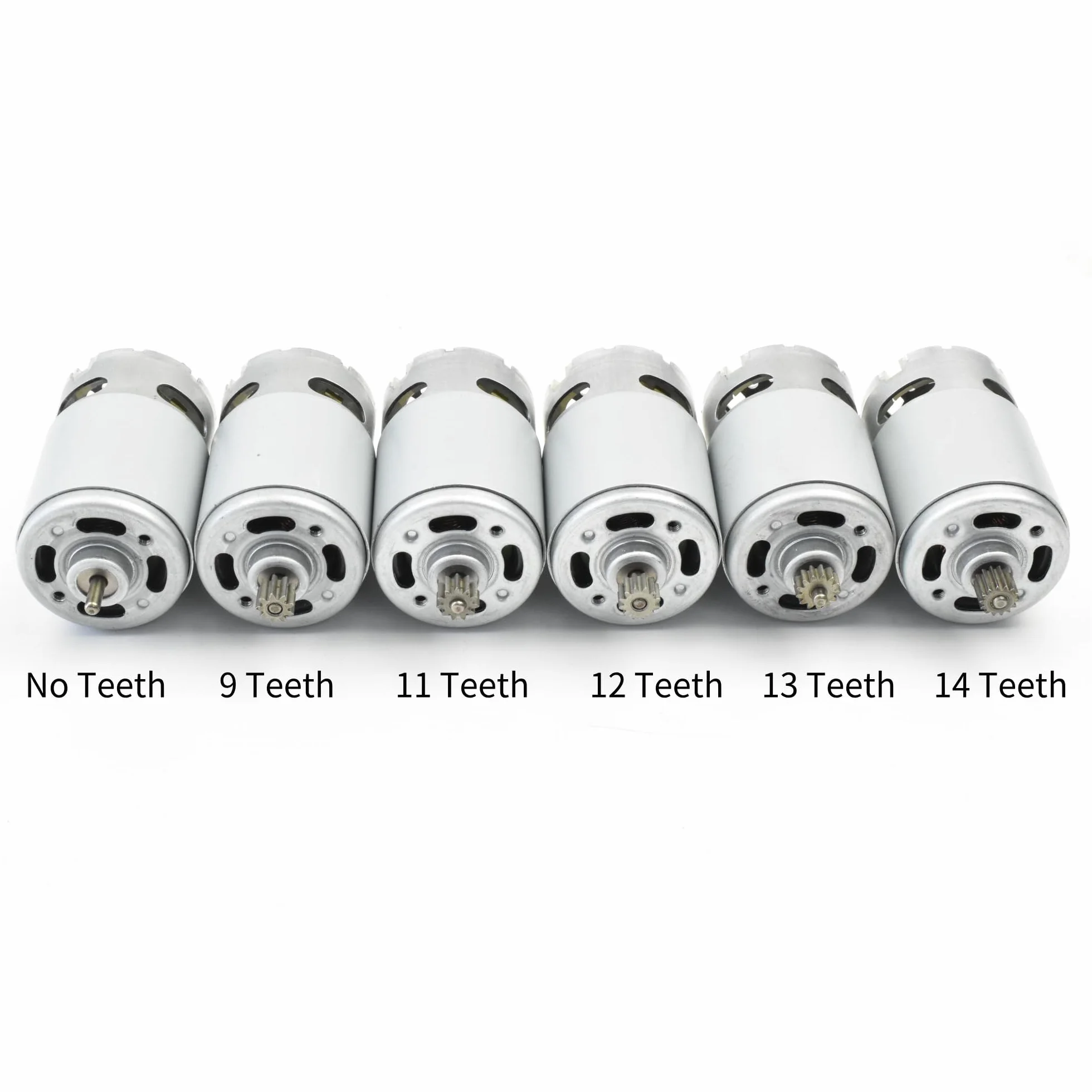 CHANCS DC 18V Motore Elettrico 9 Denti RS-550 per Trapano A Mano Elettrico Cordless 2PCS