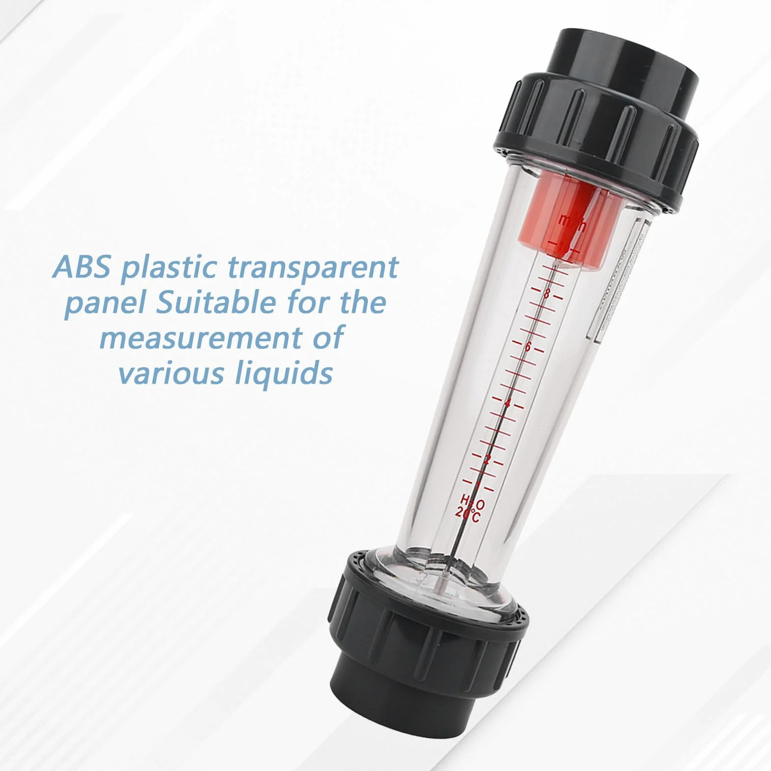 mumisuto Misuratore di Portata Istantanea LZS-40, Flussometro per Acqua Tubo in Plastica, 1-10 m³/H