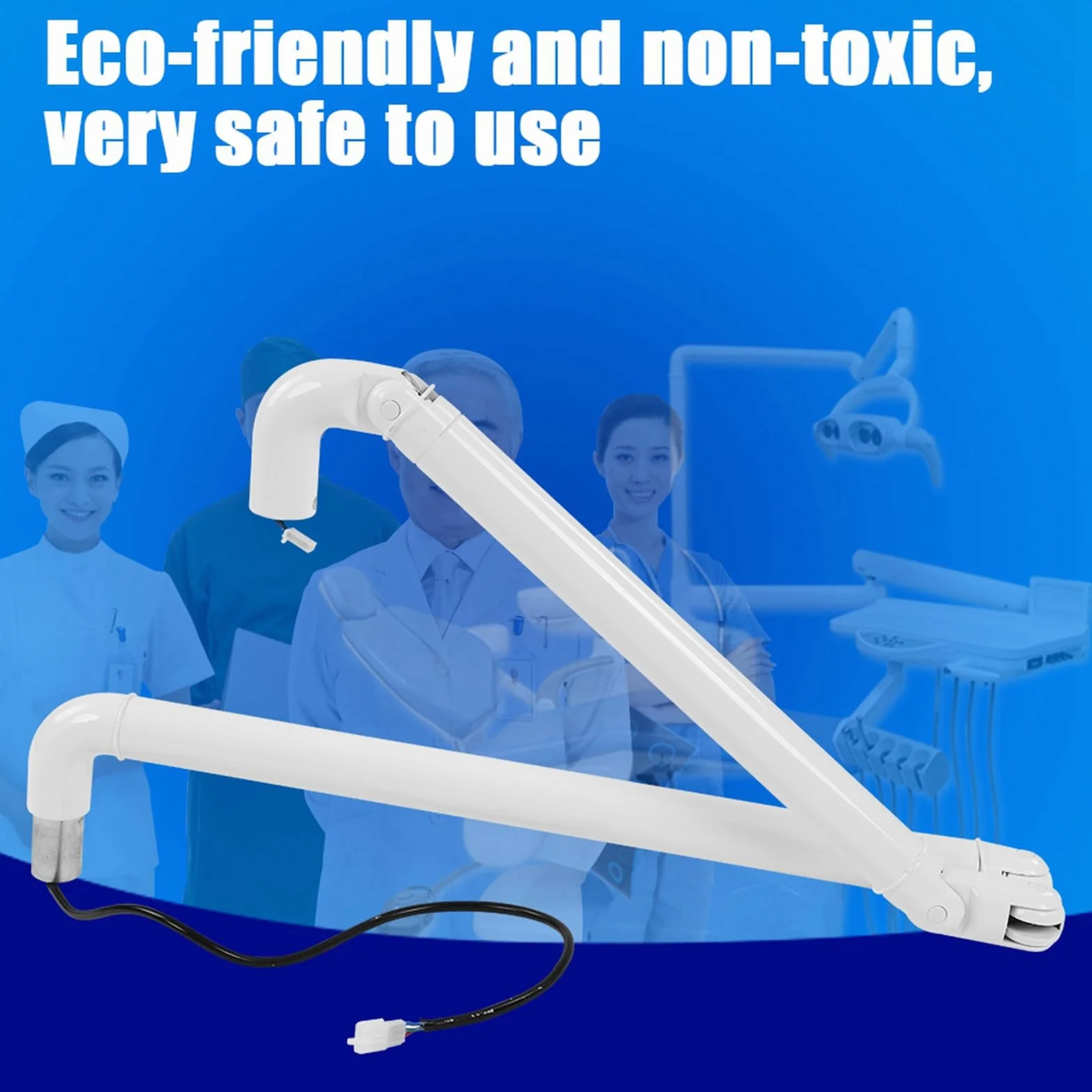 Braccio Luminoso a LED per Poltrona del Riunito Odontoiatrico Braccio di Supporto per Lampada a LED in Lega di Alluminio