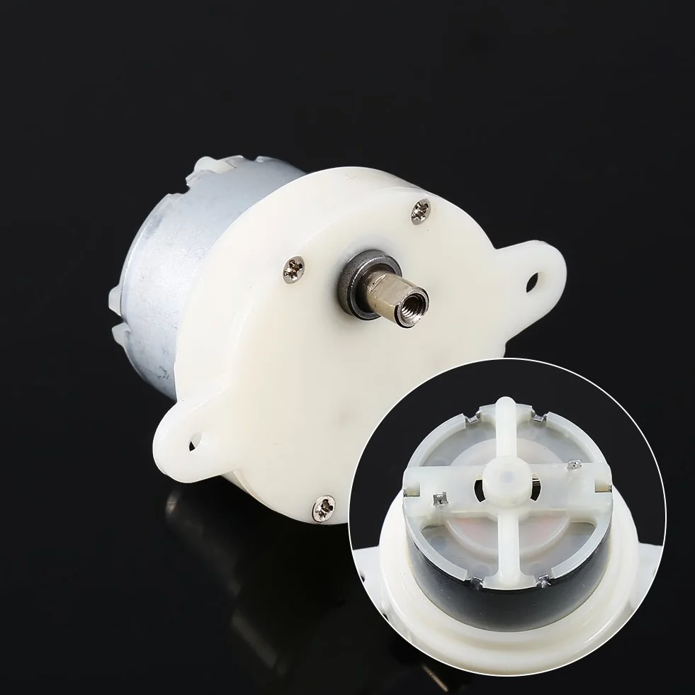 Motoriduttore DC 12 V Coppia Elevata 3 Giri/min 4 mm Diametro Albero