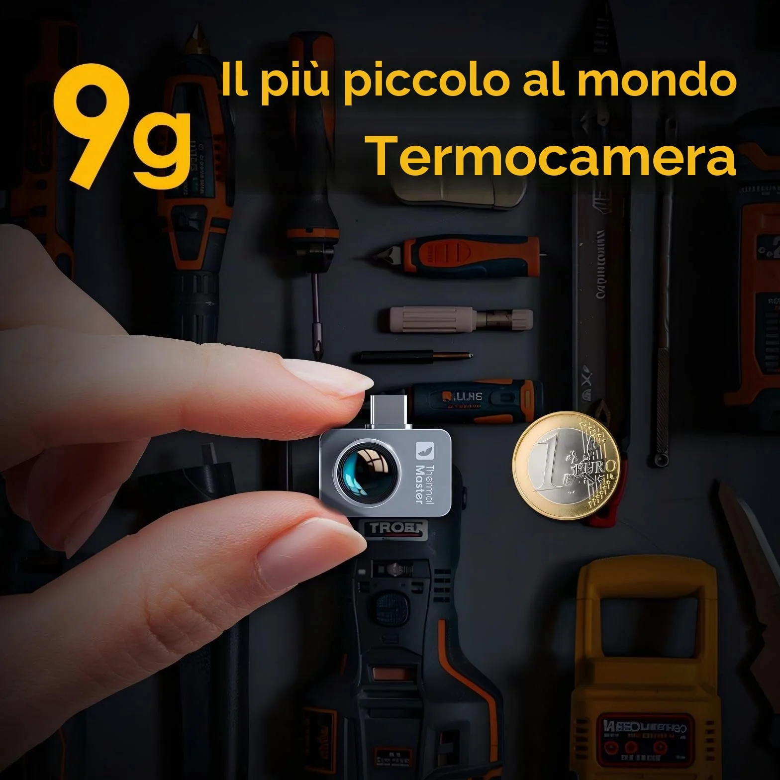Thermal Master P2 Pro Telecamera Termica Android Telecamera a Infrarossi con Obiettivo Macro, 256x192, Risoluzione Super IR 512x384, 15x Zoom più piccola da 9 g