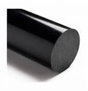 Barra Tonde Piene PVC 1 mt 35 mm Nero