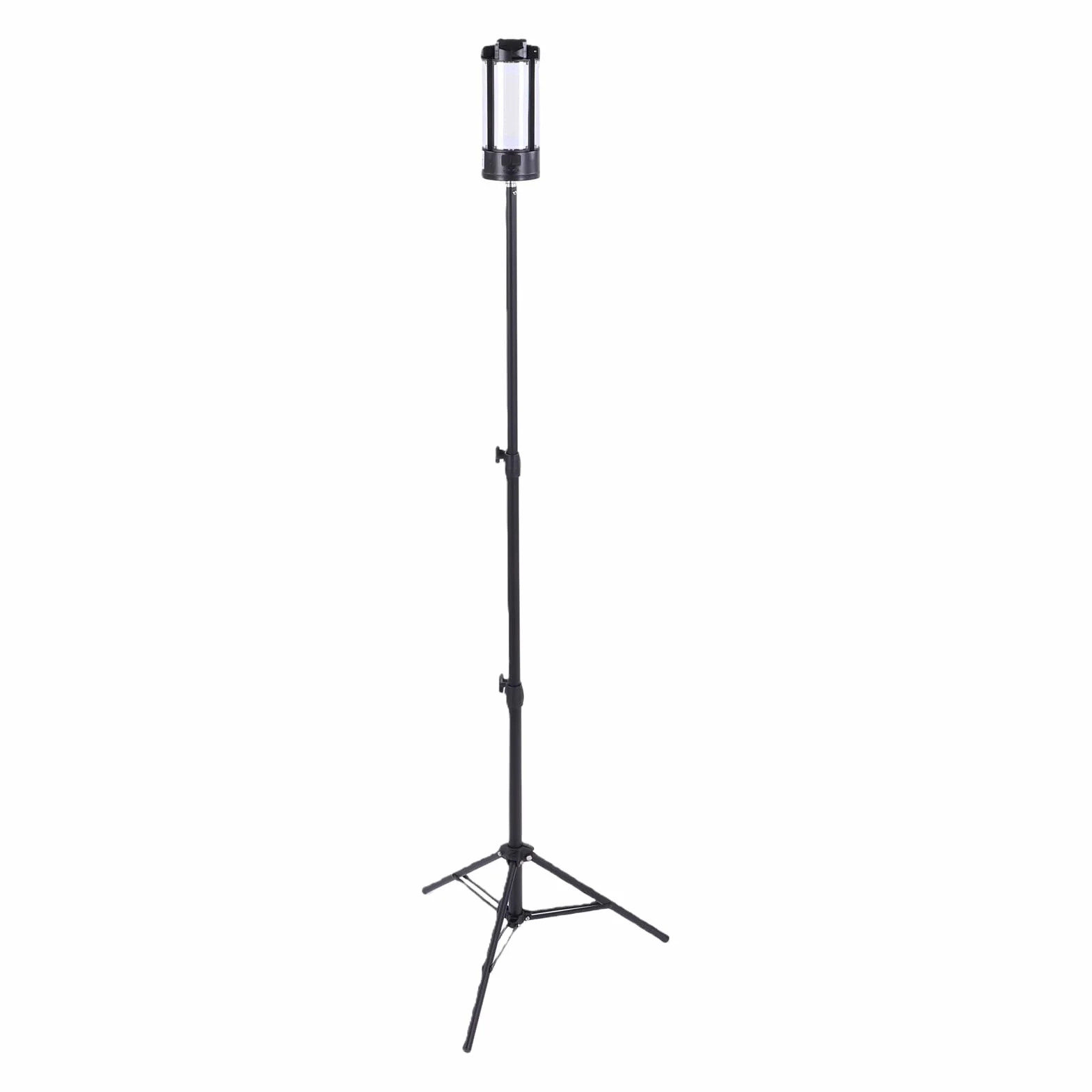 Luocute Luce da Campeggio Ricaricabile con Supporto, 4 Pannelli LED Regolabili 4100LM 6000K Lanterna Portatile Dimmerabile, con Base Magnetica Treppiede per Tenda da Campeggio di Emergenza