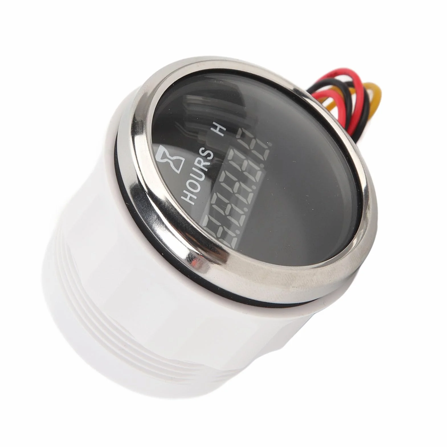 Contaore Digitale Rotondo 52MM DC 9V Alta Precisione per Barche Yacht Camper