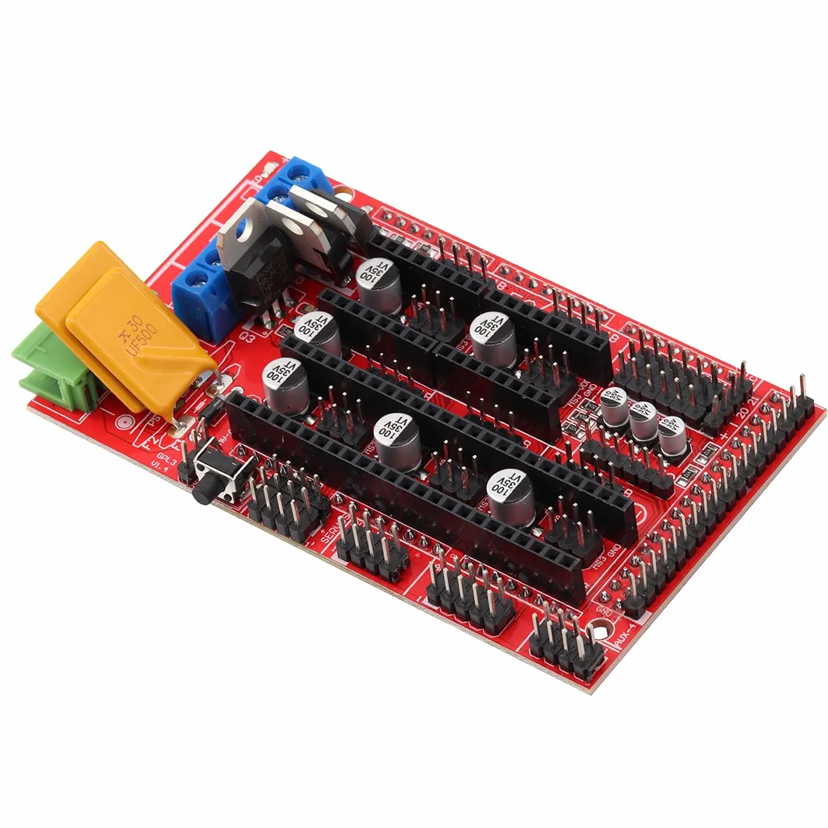 Controllore della stampante 3D RAMPE 1.4 Mega Shield per Arduino Reprap Prusa Mendel (2 pezzi)