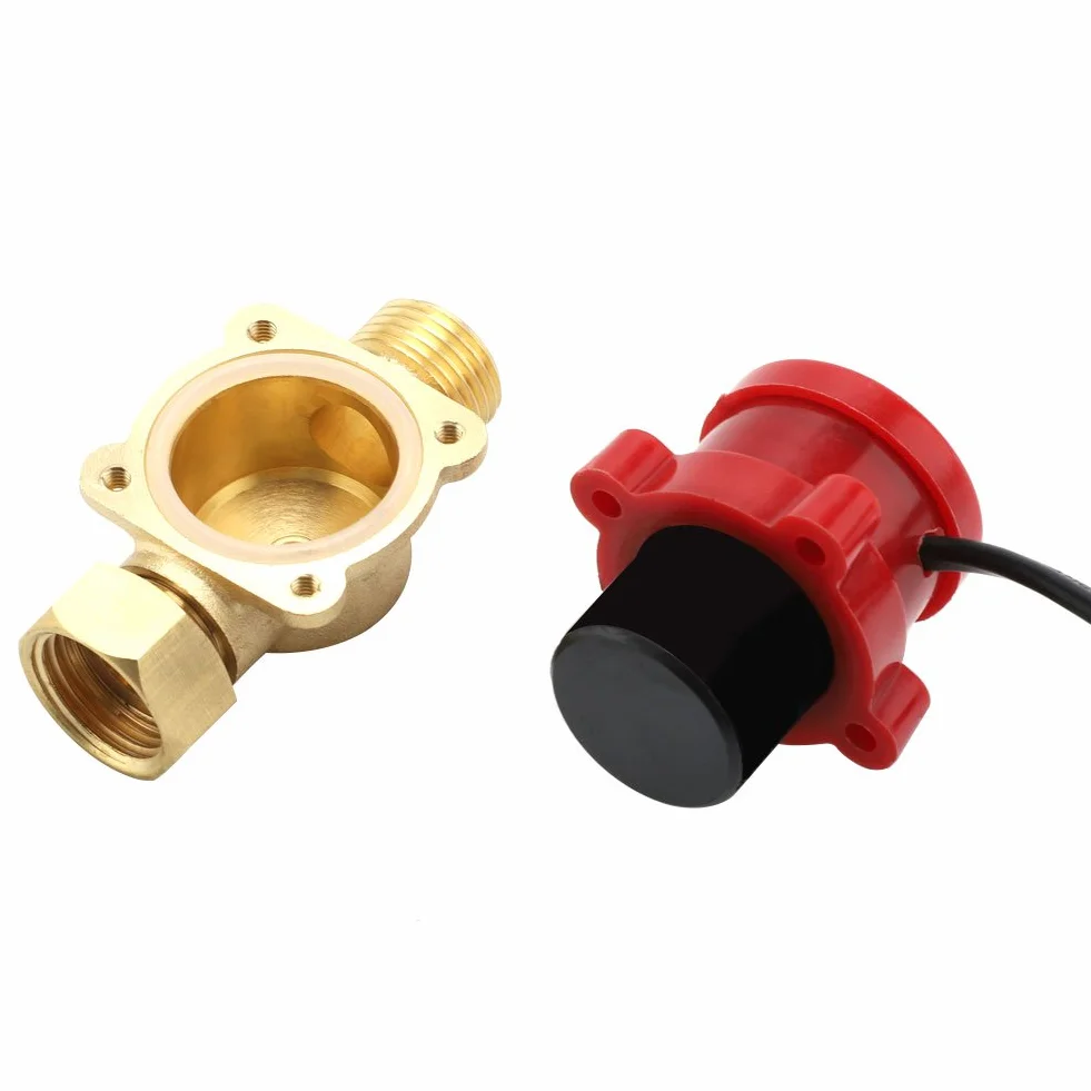 Flussostato per Acqua G1/2" Filettato 220V 0,5A Sensore Magnetico di Flusso