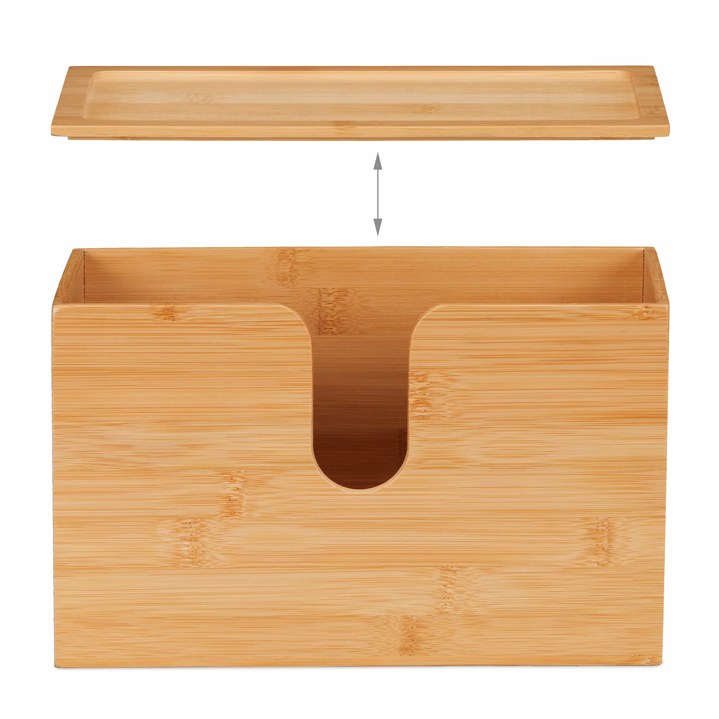 Relaxdays Distributore Asciugamani Carta da Parete, Salviette Formato H2, 17 x 27 x 13 cm