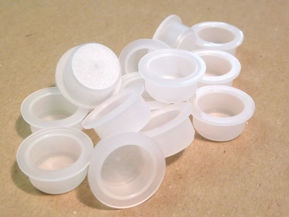 Tappo in plastica LDPE 19,5 mm Sfiato Bianco
