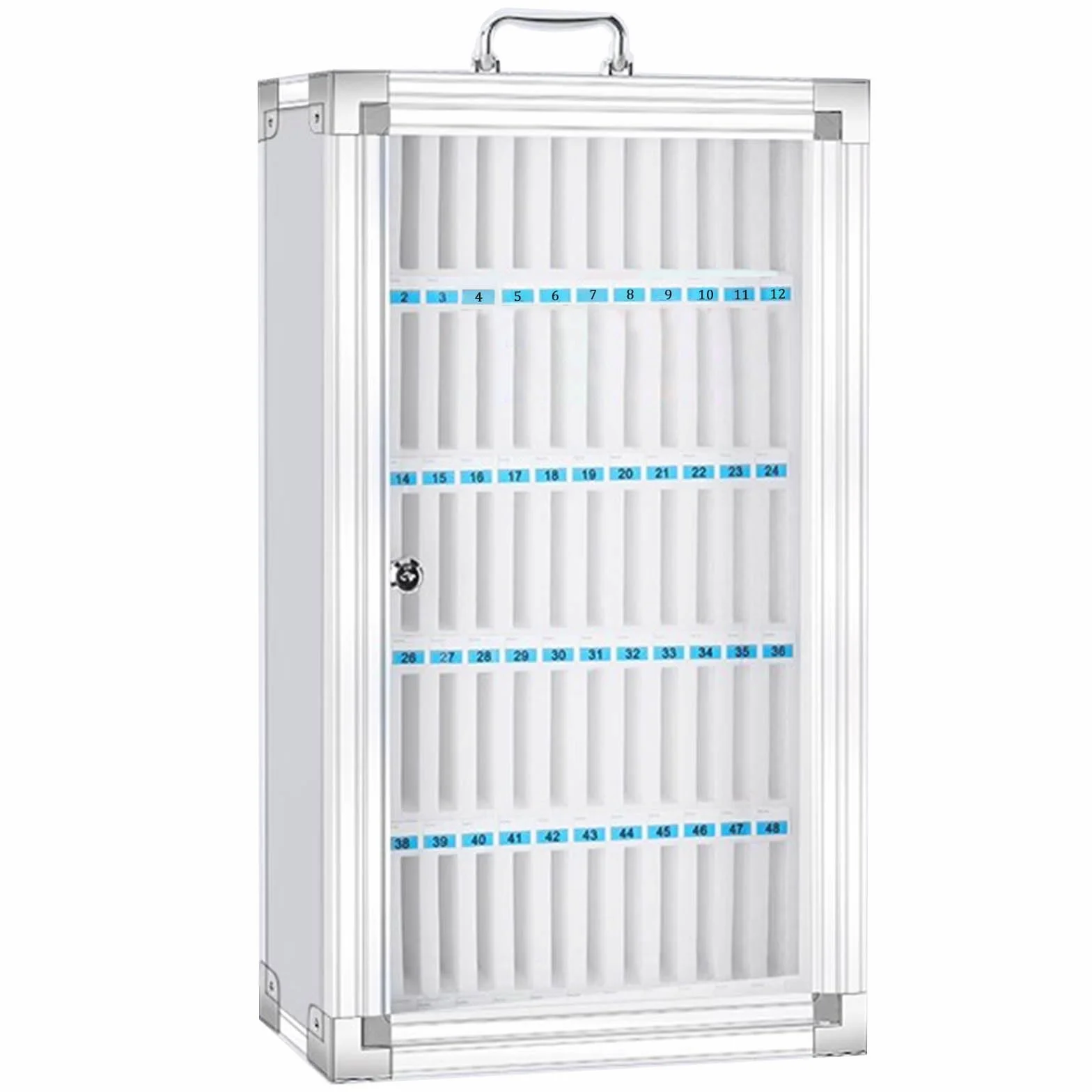 Contenitore Per Cellulare Mobiletto Per Cellulare In Classe Armadietto Per Cellulare In Lega Di Alluminio Organizer Per Cellulare(60)
