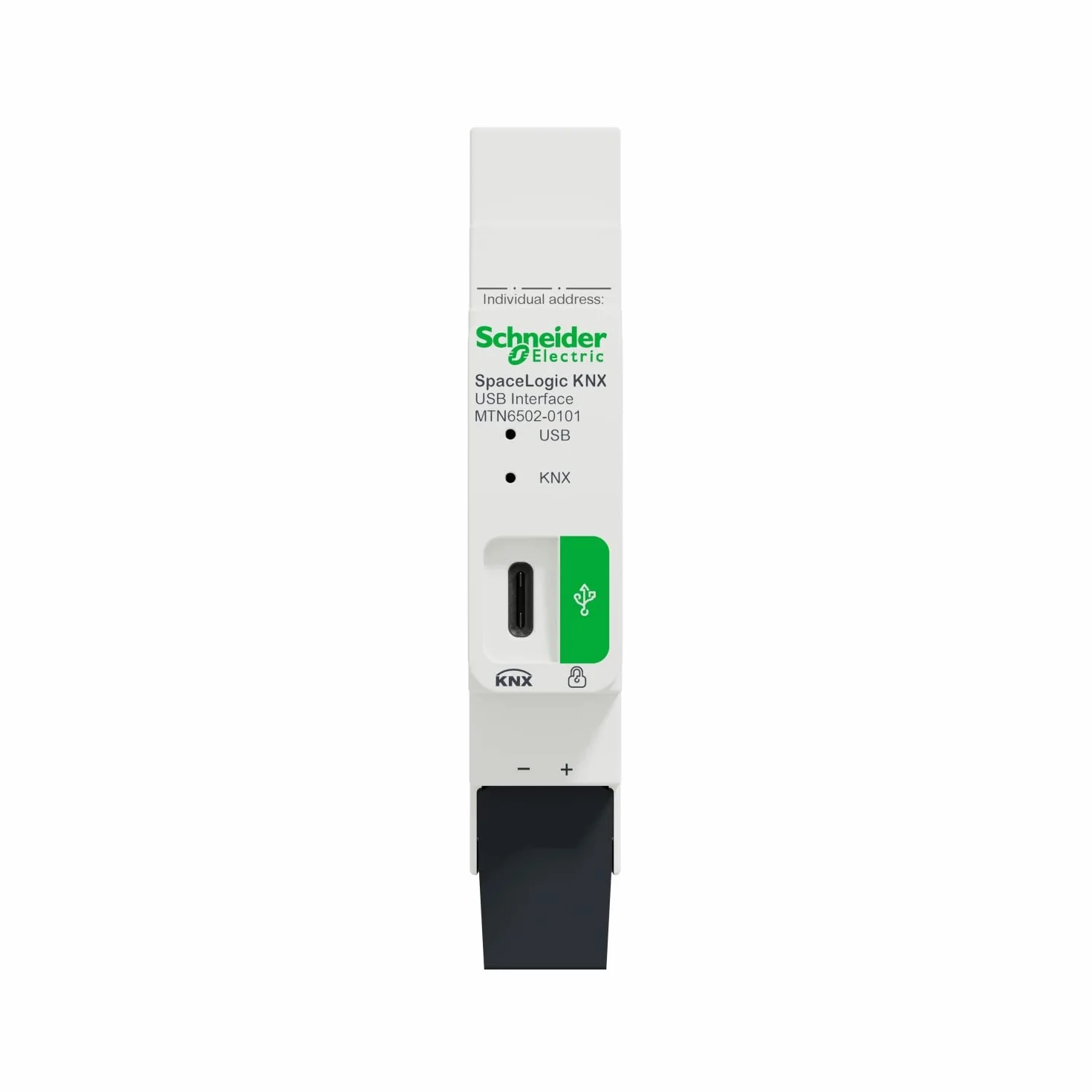Schneider Electric Interfaccia KNX/USB KNX Secure Pulsante Verde Manuale