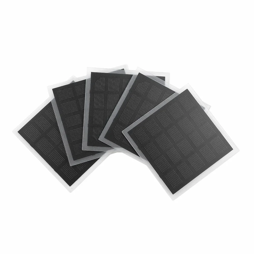 Mini Pannello Solare 5V 1W Celle Solari 3,93" x 3,93" Fotovoltaico Fai Da Te