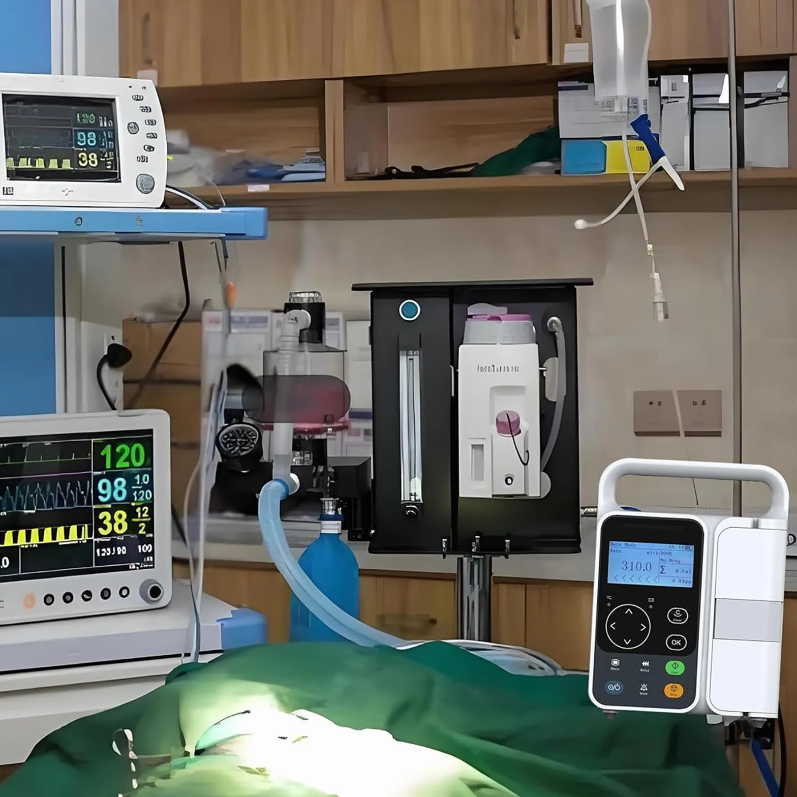 Pompa Di Infusione Automatica, Pompa Per Infusione Ad Alta Precisione Con Display LCD Da 3 Pollici, Infusione IV Ad Alta Precisione E Regolabile Con Allarme, Calibrazione, Per Ospedale, Clinica