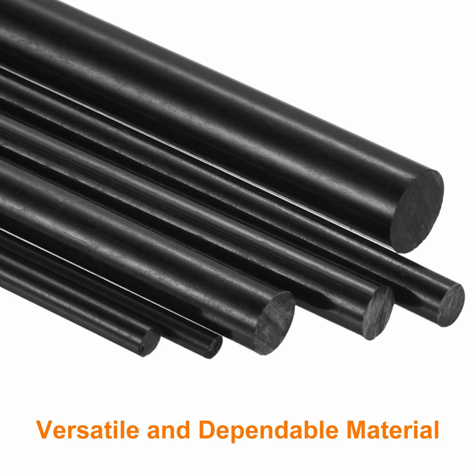 QUARKZMAN 5Pz Bacchette di Plastica ABS Stirene 3x250mm Aste Rotonde per Modellismo