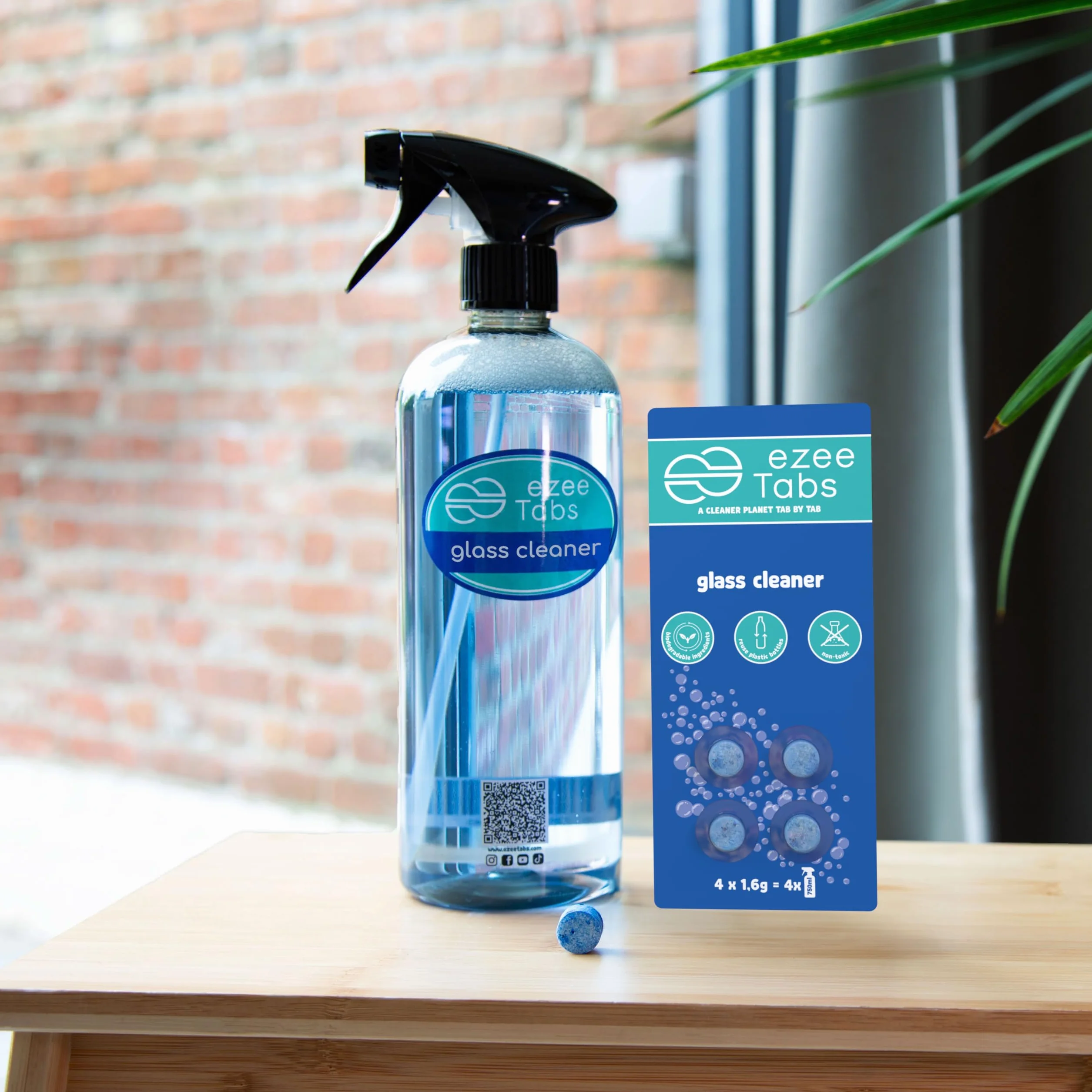 Detergente per vetri, 4 linguette