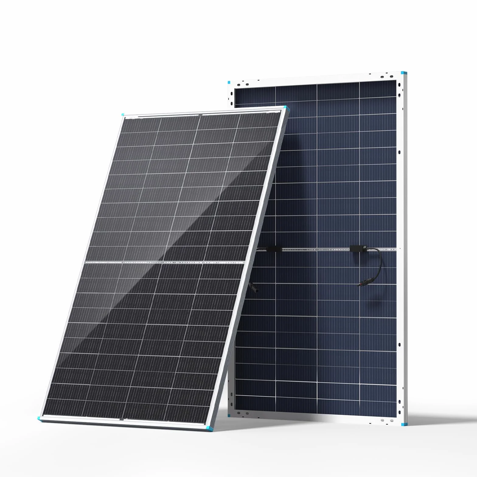RENOGY 200W N-Typ Bifaziales Monokristalline Solarmodu, 16BB IP68 Soalrpanel | Celle di grado A+, fino al 30% in più di energia, materiale posteriore e celle occupate su entrambi i lati