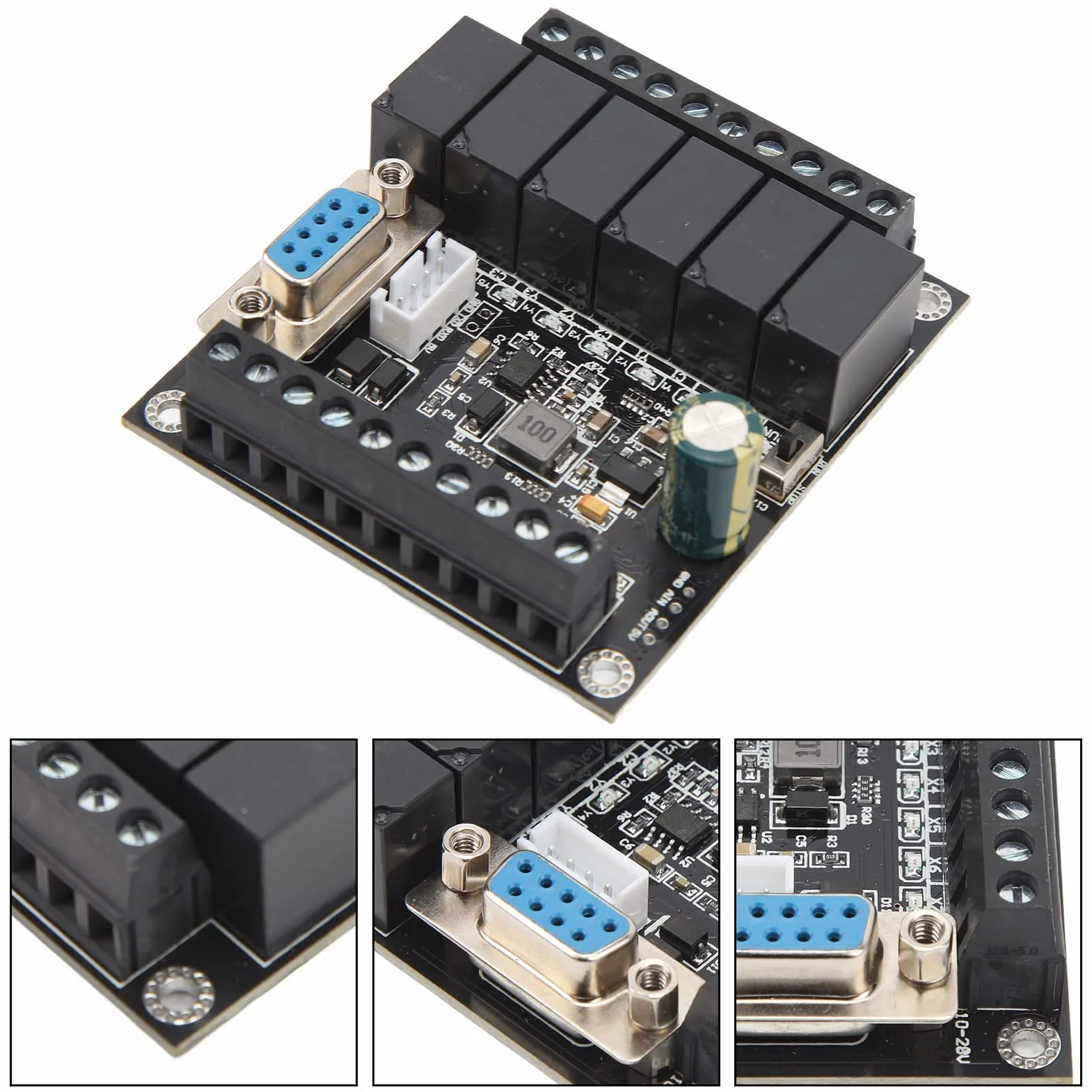 Controller Logico Programmabile, Controller Logico Programmabile PLC Scheda di Controllo Programmabile Industriale FX1N Relè 14MR, Circuiti Logici Programmabili