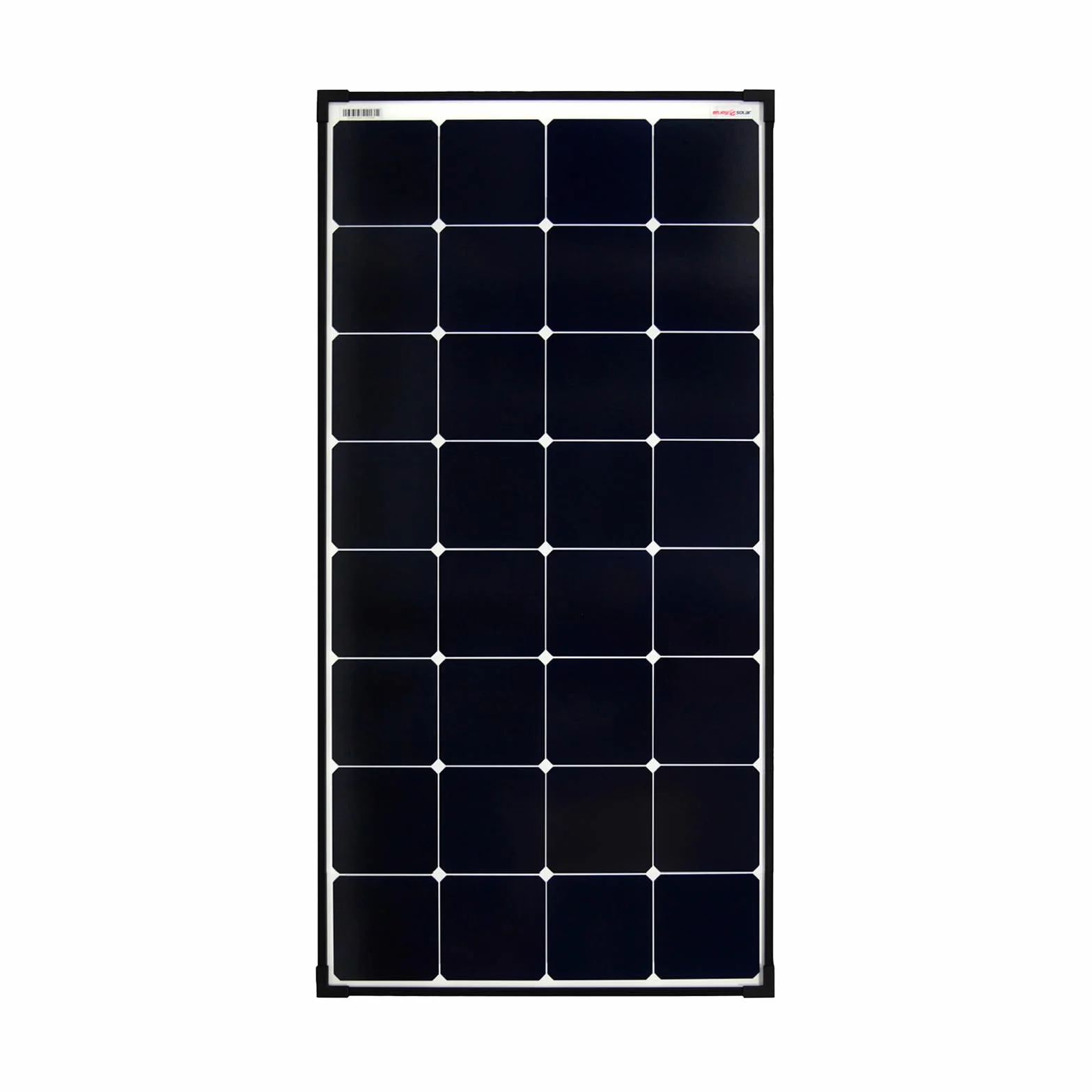Enjoy Solar Mono 120W 12V Ultra SunPower Pannello solare a contatto posteriore Modulo fotovoltaico con telaio nero e foglio posteriore bianco, ideale per camper, case da giardino, barche.
