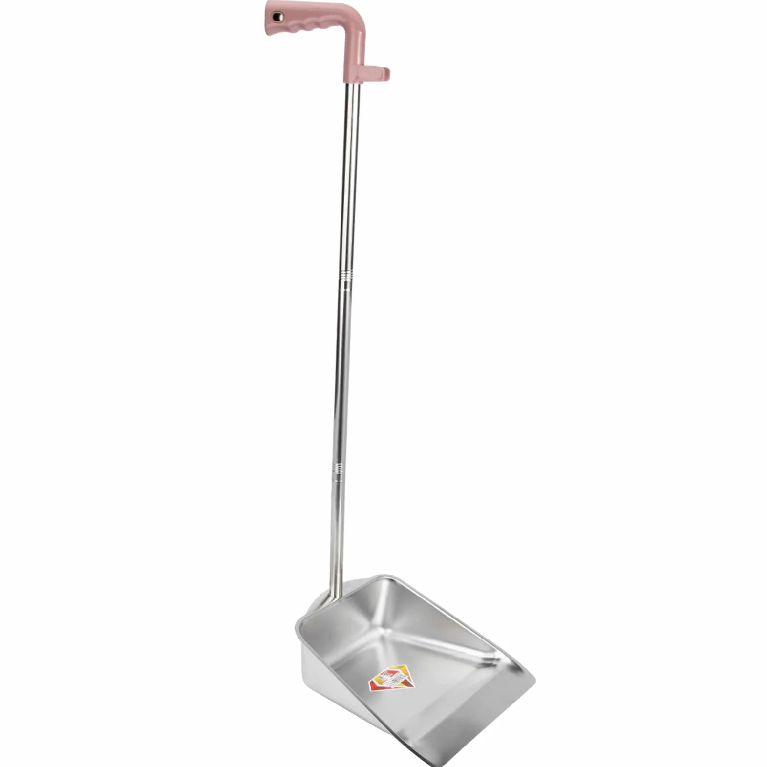 Zerodeko Paletta Per Spazzatura in Acciaio Inox Con Manico Lungo 34 Pollici Strumento Di Pulizia Resistente Per Casa Ufficio E Garage Design Ergonomico E Antiruggine