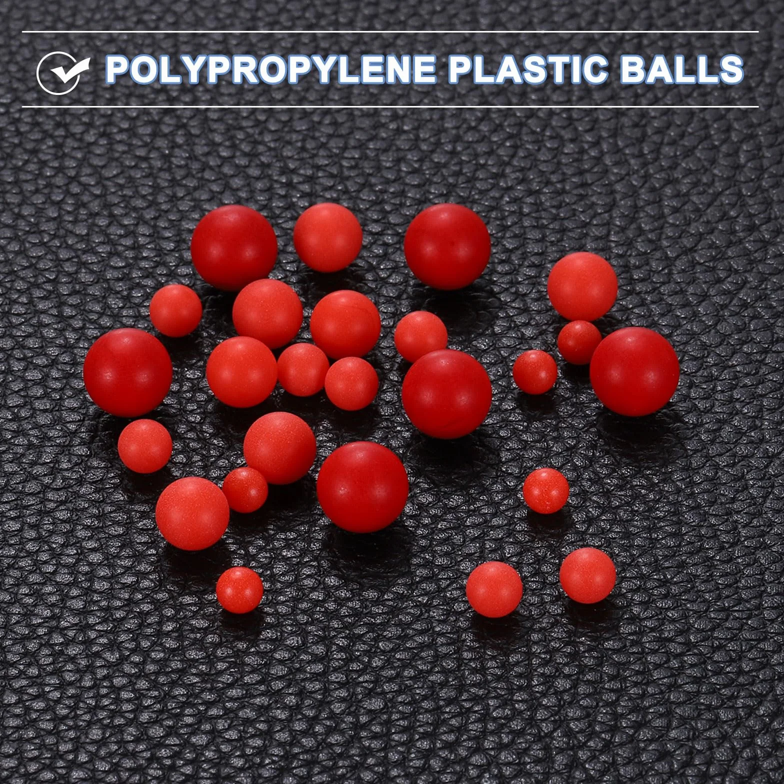 Palline di Cuscinetti in Plastica PP 7mm QUARKZMAN 200pz Rosso