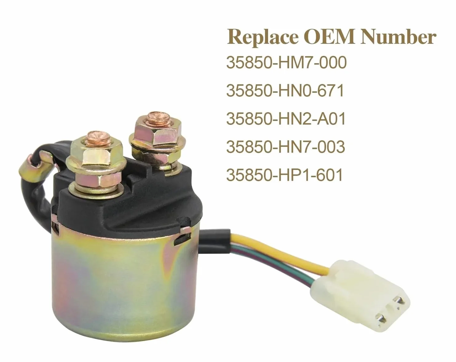 Scheda modulo relè, modulo relè di tensione, 2 pz Relè Solenoide di Avviamento Compatibile for TRX90 TRX300 TRX350 TRX400 TRX420 TRX450 TRX450ES TRX500 TRX650 TRX680