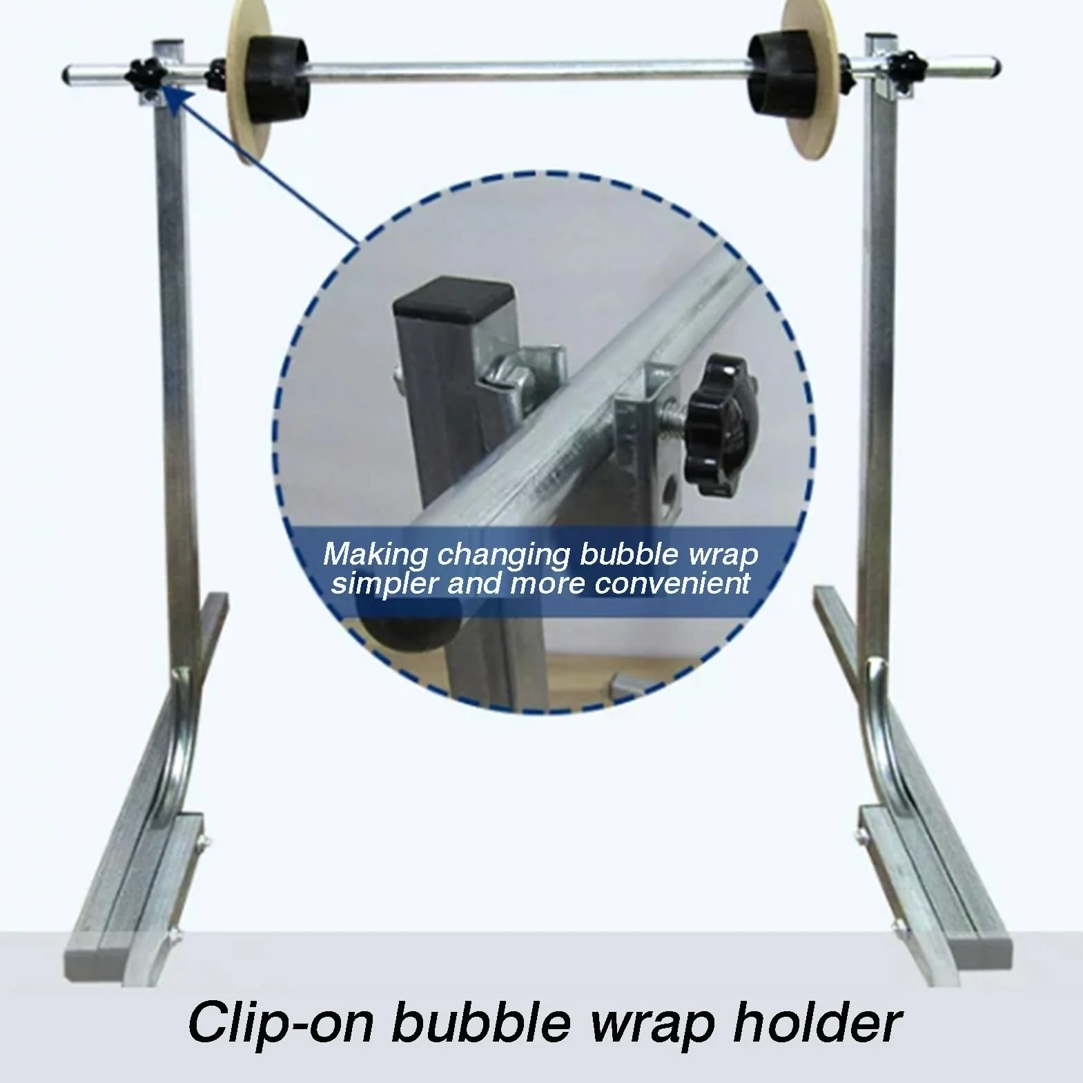 Dispenser For Rotoli Di Pluriball For Carichi Pesanti, Supporto Verticale | Con facile sostituzione della pellicola, capacità di carico di 80 kg, for rotoli di schiuma EPE in cotone(Width 40cm)