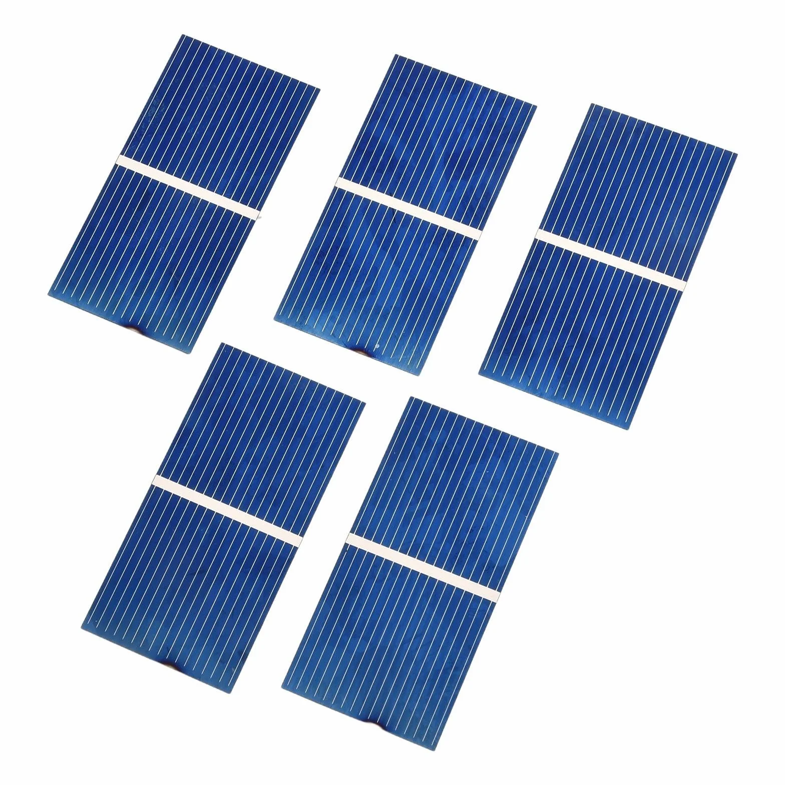 Mini-pannelli solari policristallini, celle solari 0,5 V 400 mA per progetti fai da te, giocattoli e display alimentati a energia solare, 26 mm x 52 mm kit di celle solari per esterni