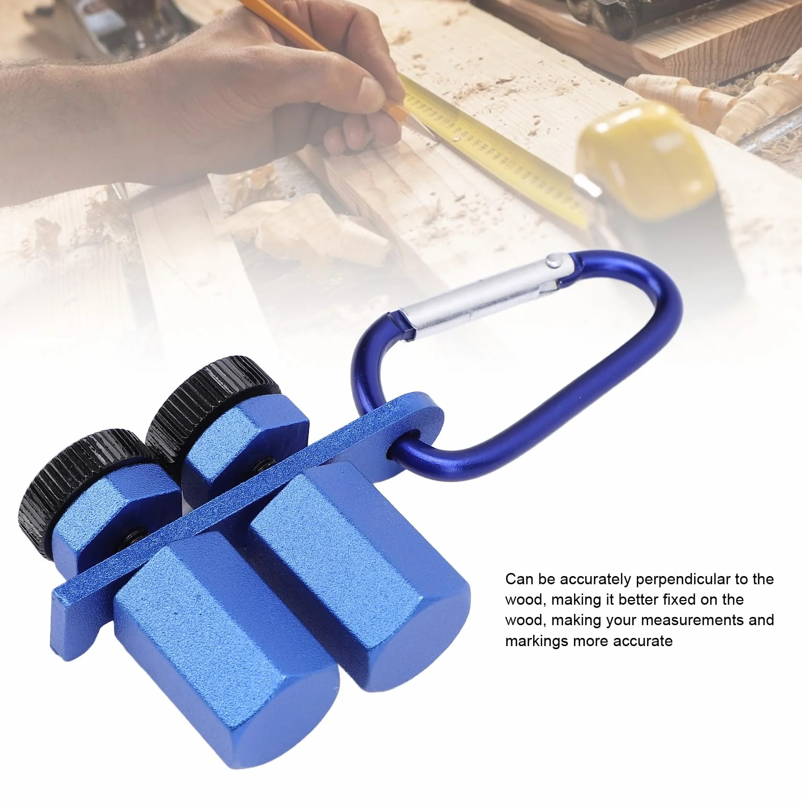 Tall Stair Gauge, Strumento di layout in lega in metallo in lega di alluminio con rafter e supporto, arresto quadrato non di slittamento per inquadratura quadrata
