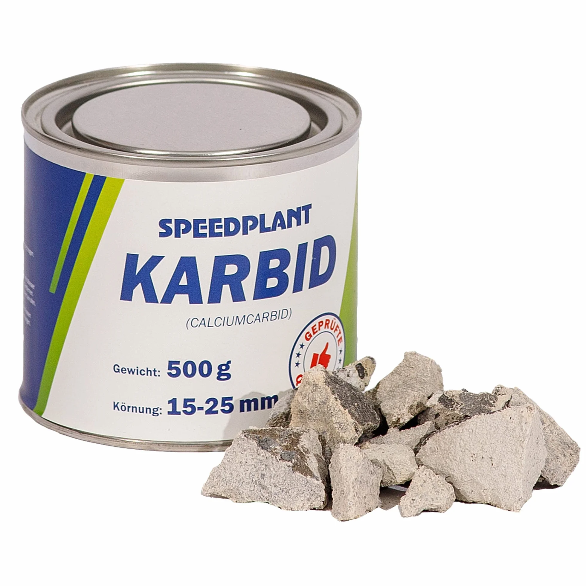 SPEEDPLANT carburo 0,5 kg, carburo di Calcio Pietre 15-25mm, carburo per lampade