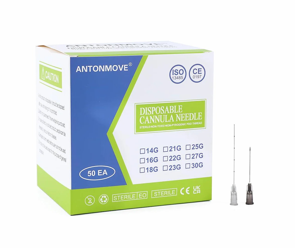 50 confezioni/scatola micro blunt ultra-fine in acciaio inox erogatore accessori industriali forniture da laboratorio (27 G 50 mm)