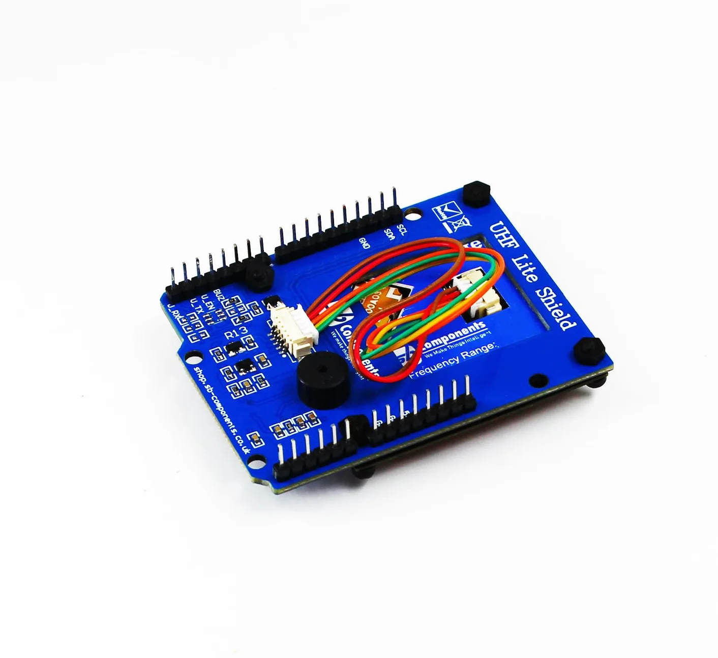 SB Components Ardi UHF Shield per scheda di sviluppo UNO R3 Comunicazione Wireless Ultra High Frequency UHF Board Expansion per Arduino Uno, Mega, ArdiPi & Ardi32 (versione EU/UK)
