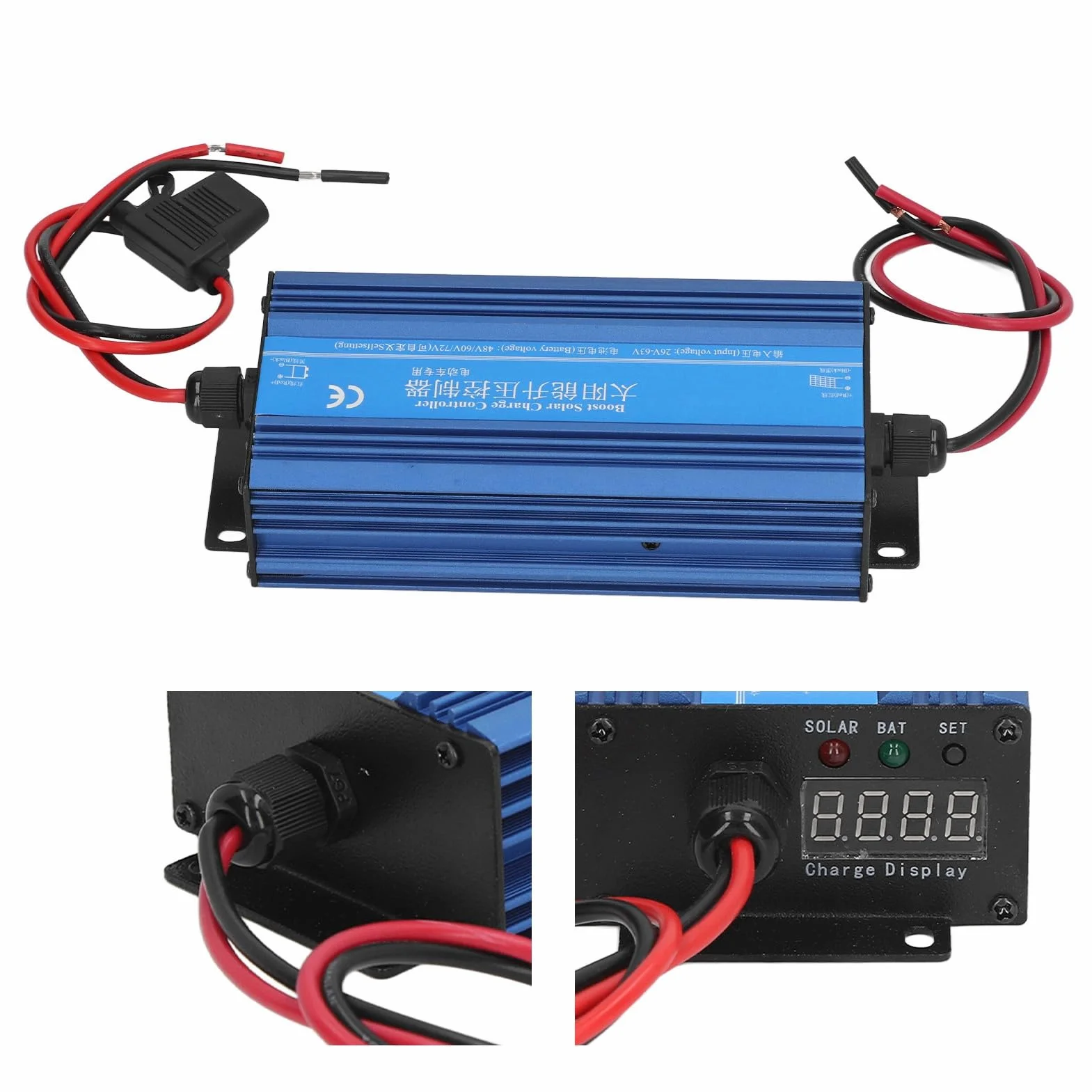 YWBL-WH Regolatore Carica Solare MPPT 600W 48V-72V per Pannelli Fotovoltaici Sistemi Batteria e Energie Rinnovabili