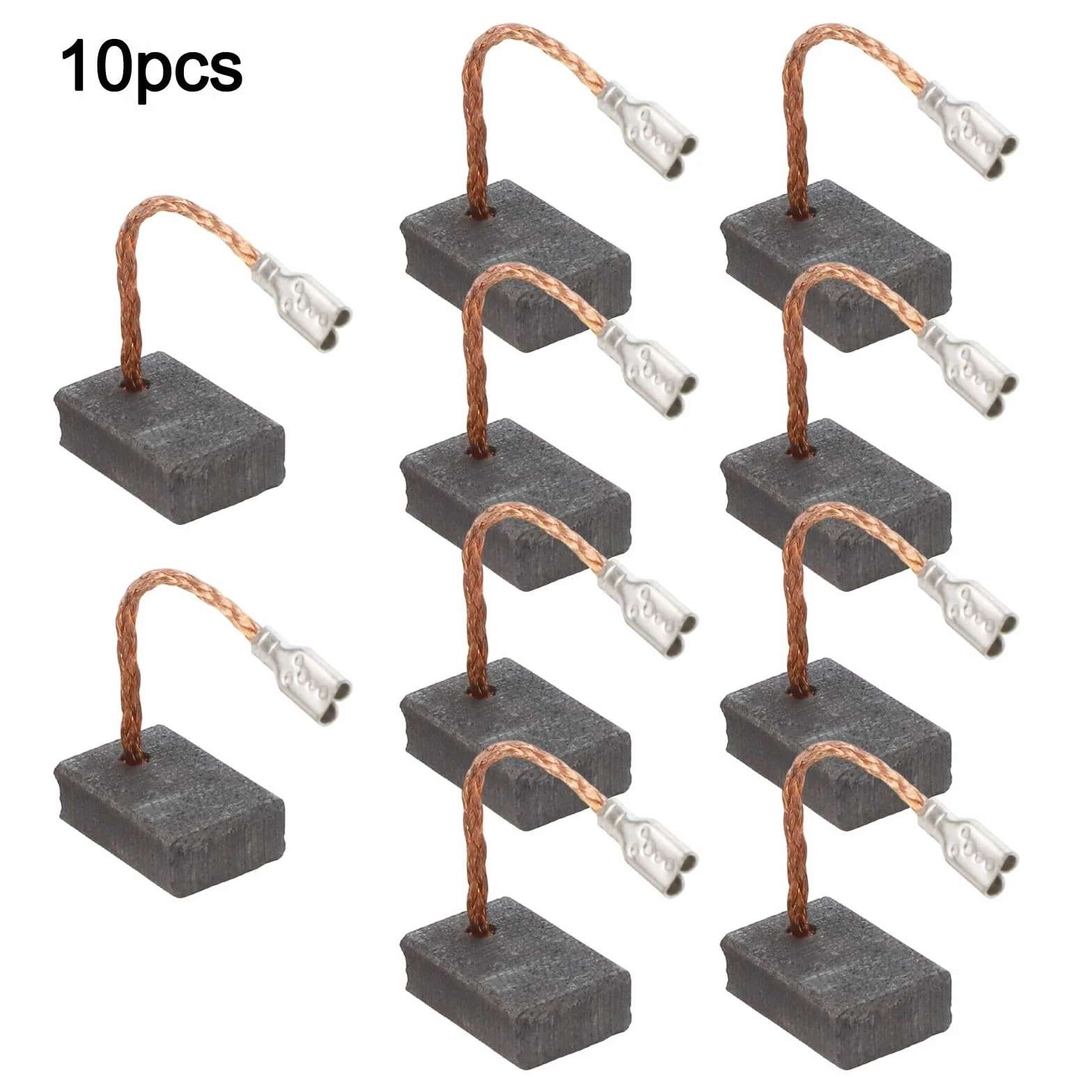 Spazzola di carbone, per Bosch GWS 13-125, GWS 17-125 CIE, parte 1607000V37, ricambio motore a bassa scintilla, 5,5 x 11 x 15 mm, confezione da 10