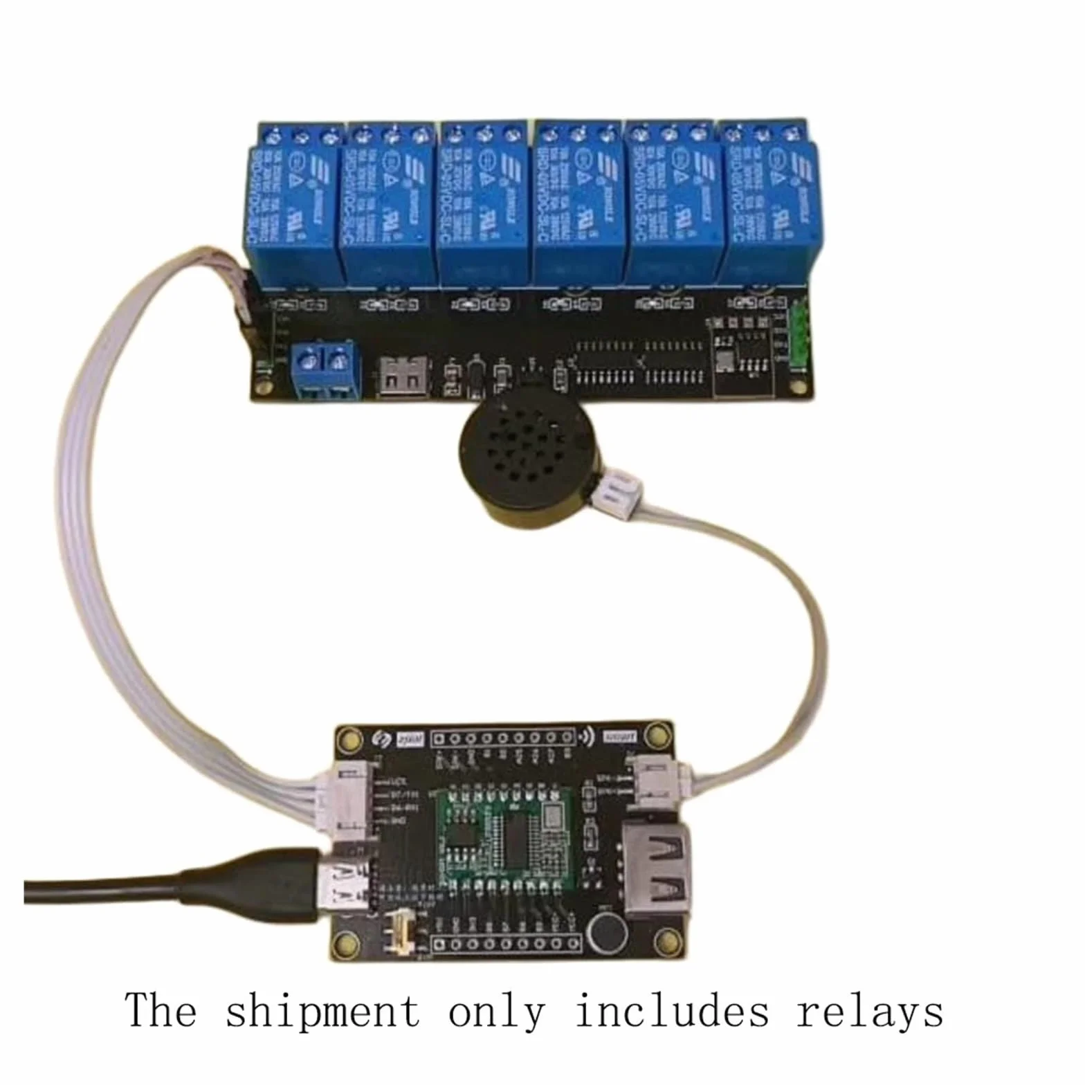Modulo relè PLC Scheda di controllo modulo relè a 6 canali porta seriale TTL Autobloccante/Interblocco/Jog 5V