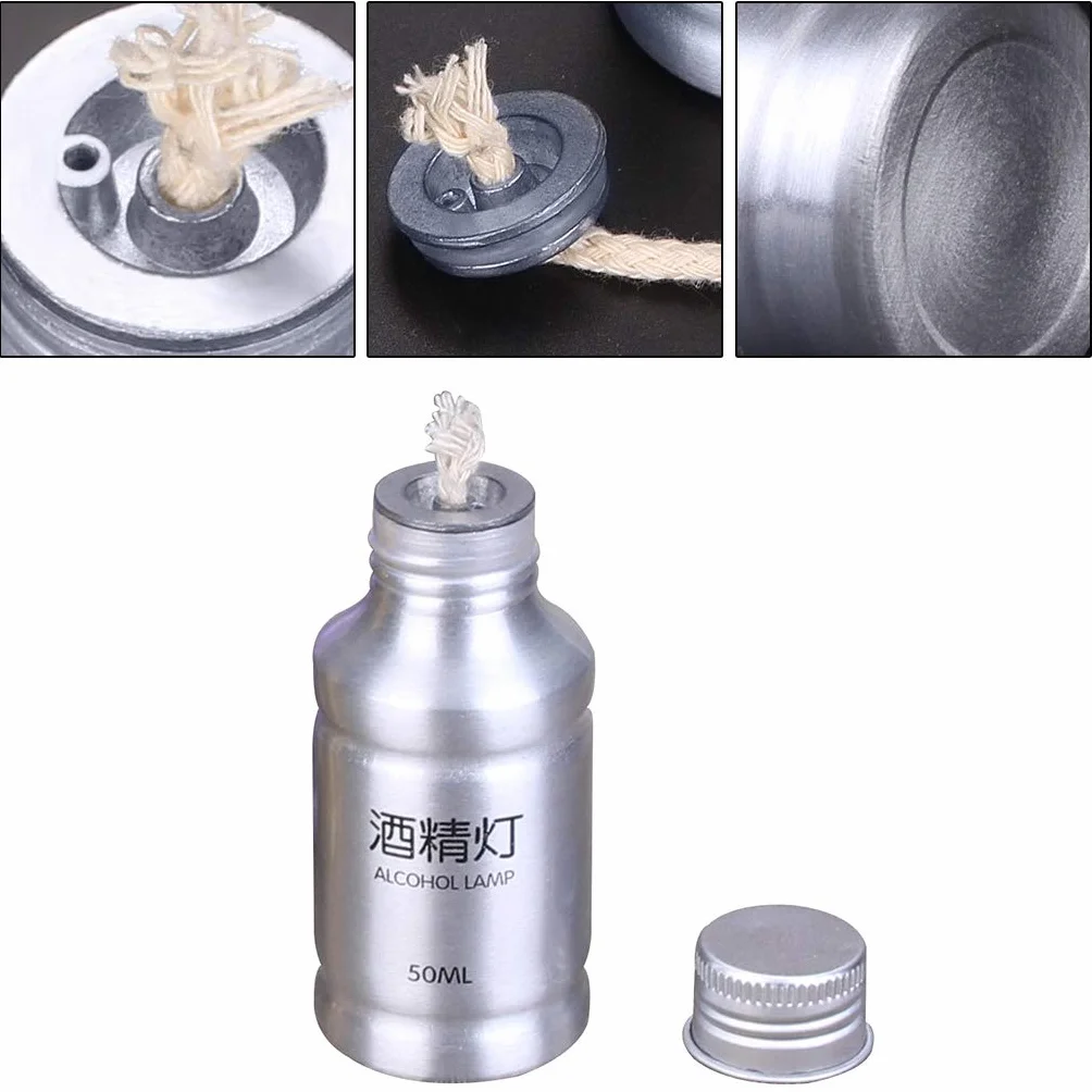 VERBENA Mini attrezzatura portatile del laboratorio di chimica della lampada del bruciatore alcool della lega di alluminio 50ml