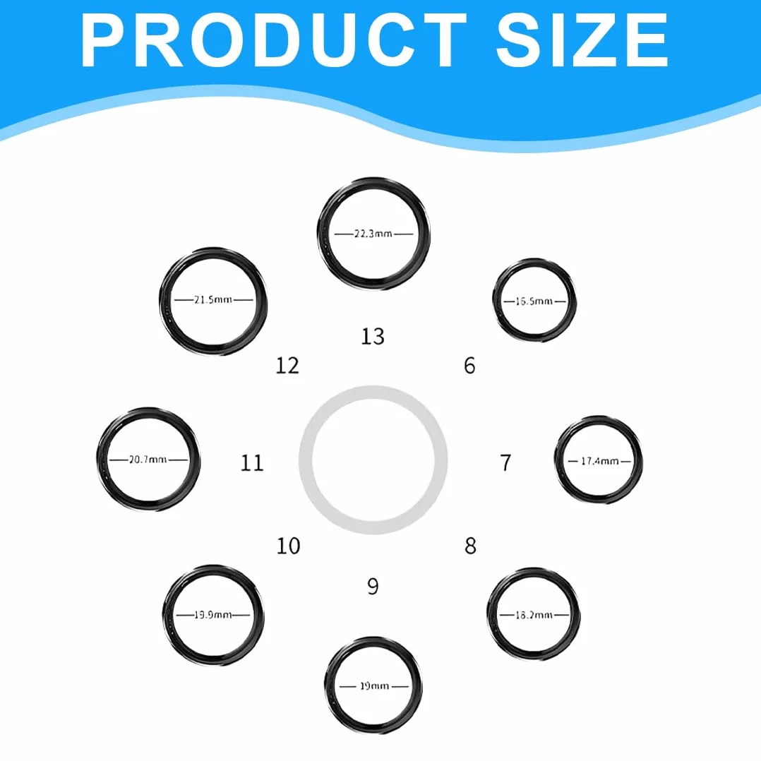 IKOPFLN 1 Pezzo Ring Kit di misurazione Misura Ring prima dell’acquisto isurazione precisa per comfort e accuratezza massimi Compatibile con ogni tipo di dito