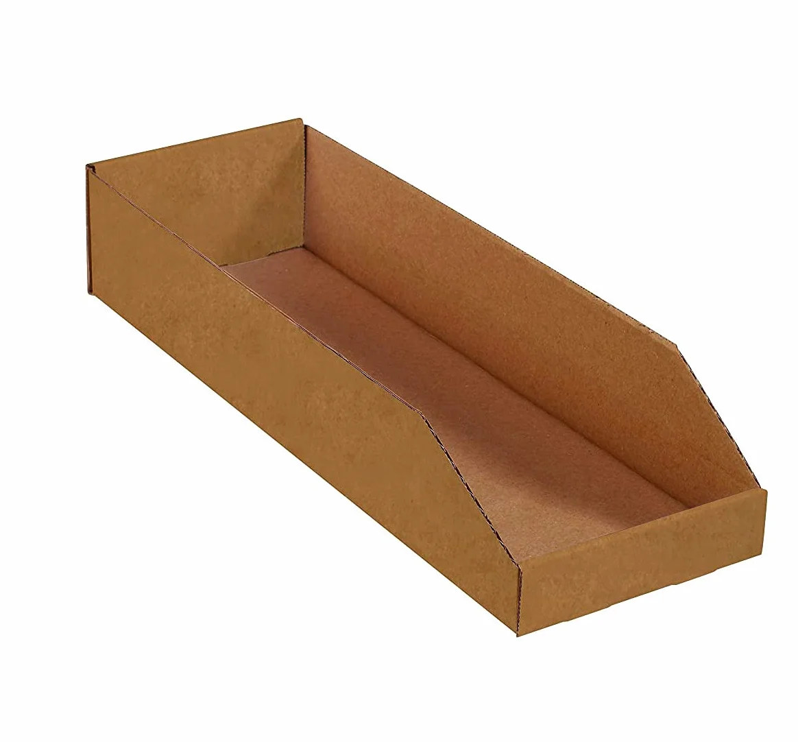 SCATOLE FUSTELLATE CONTENITORI MINUTERIE 40x15x11cm AVANA BOCCA DI LUPO 50 pezzi