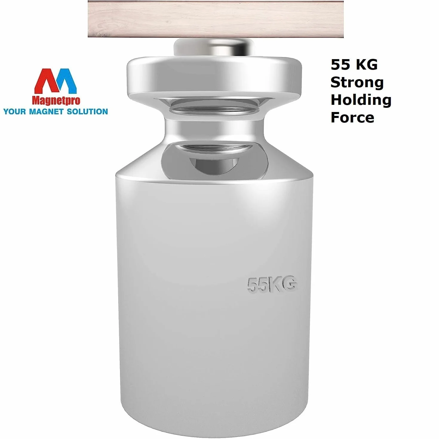 Magnetpro Magneti a disco 55 KG forza di trazione 36 x 8 mm base acciaio viti