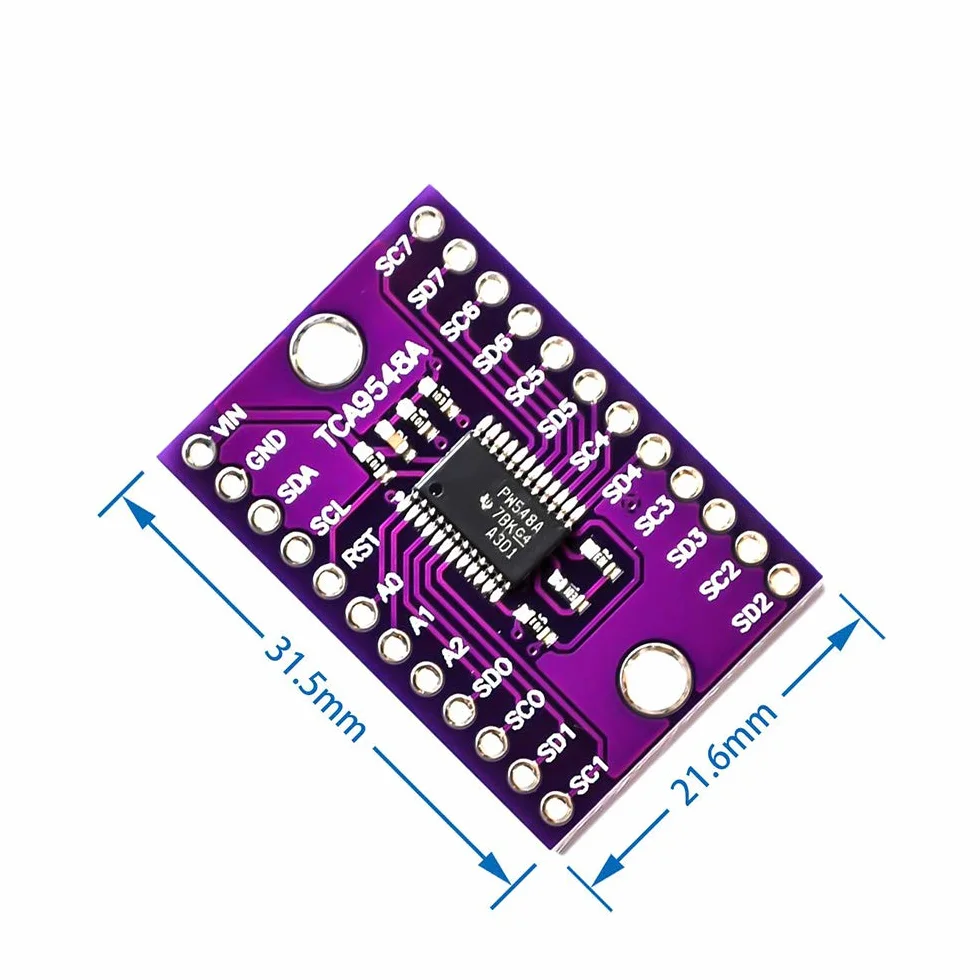 Scheda di espansione Youmile 5PACK TCA9548A I2C IIC Multiplexer Breakout Board Scheda di espansione a 8 canali per Arduino