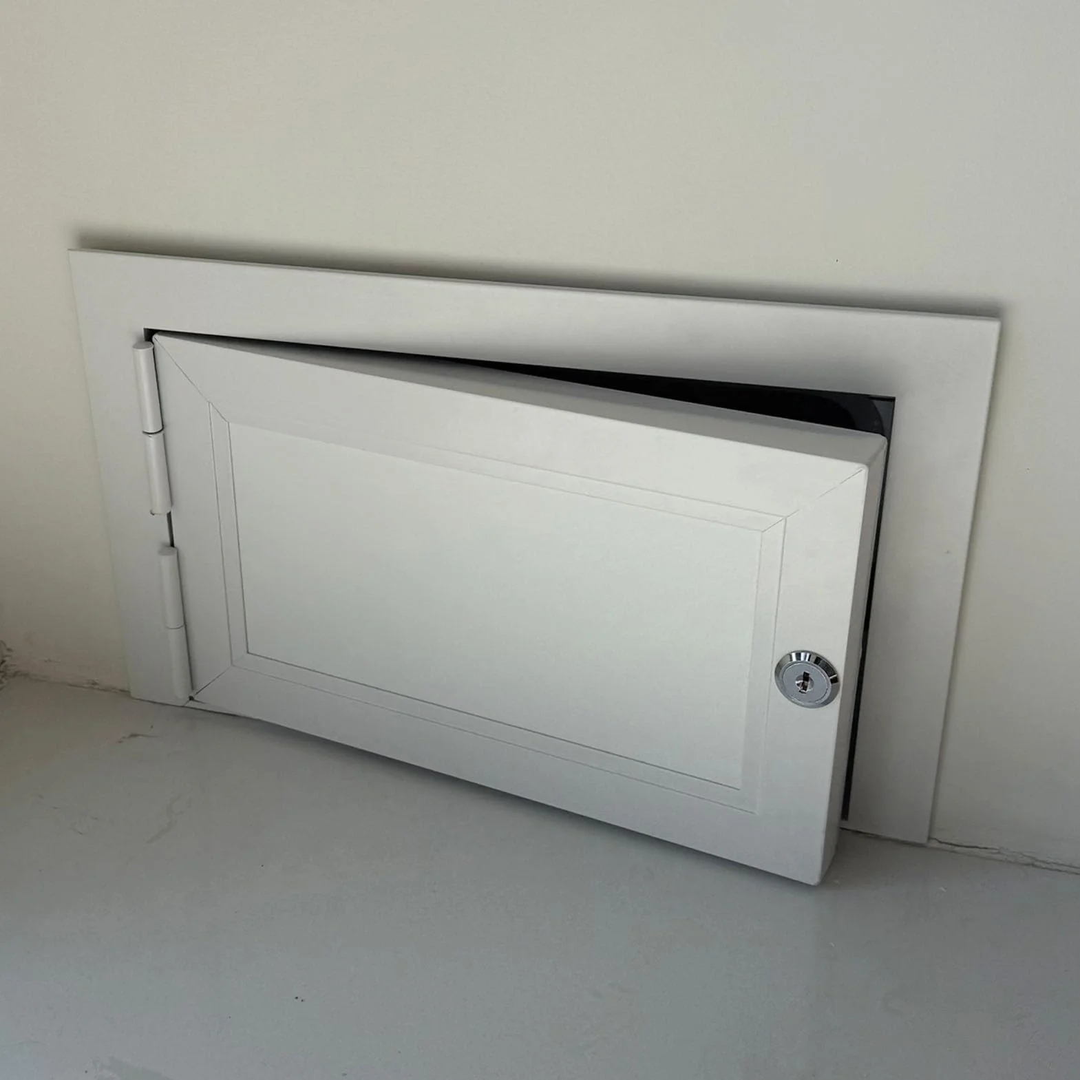 Botola Ispezione Cartongesso Parete in Alluminio Sportello Ispezione 30x50 35x85 60x60 60x70 65x80 70x75 Cm, Bianco Piastra di Copertura del Foro a Parete per Nascondere Fili/ Tubi, Sportello Contator
