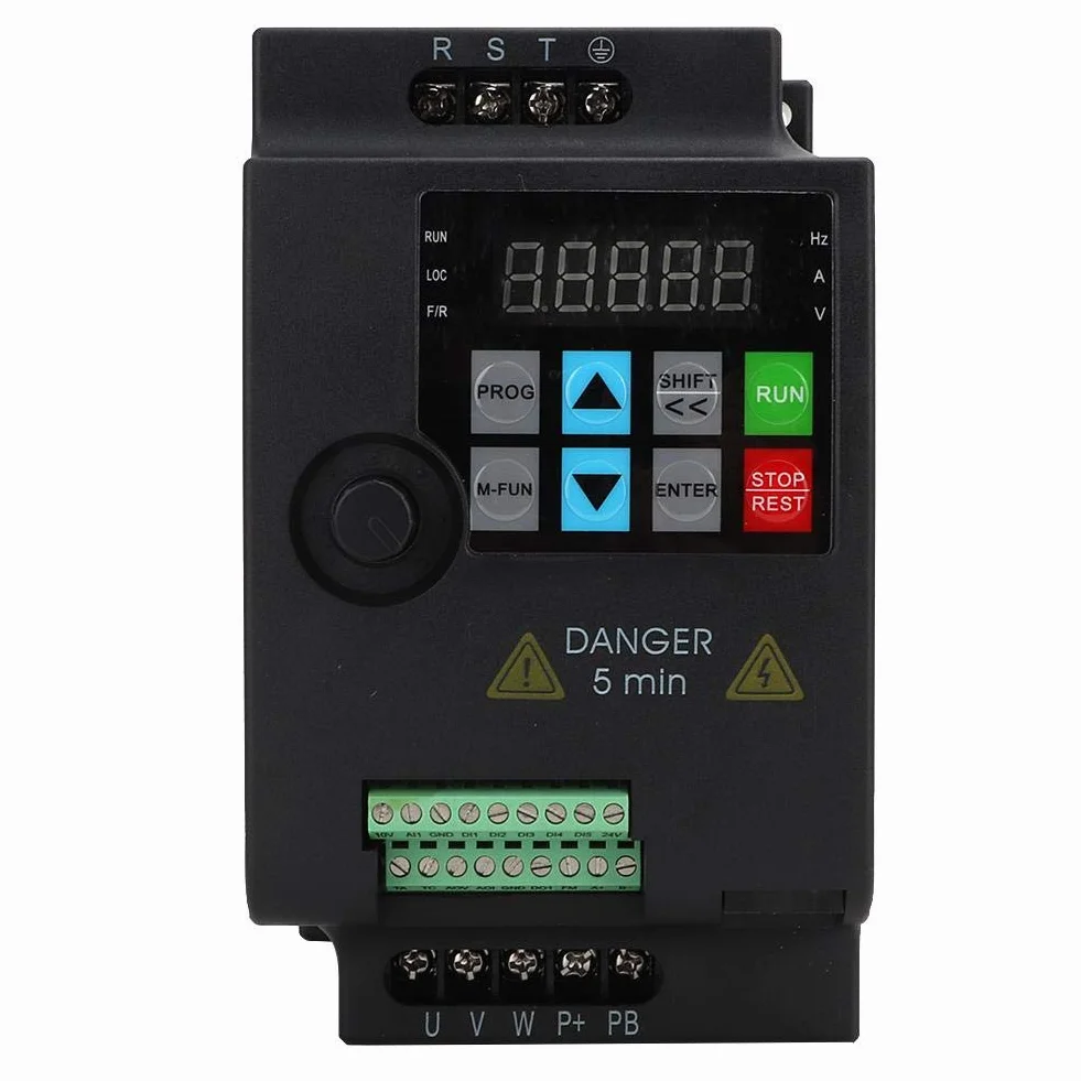 Akozon Driver di frequenza, SKI780 2.2kw 380V Ingresso e uscita trifase Mini motore universale Convertitore di frequenza VFD Inverter
