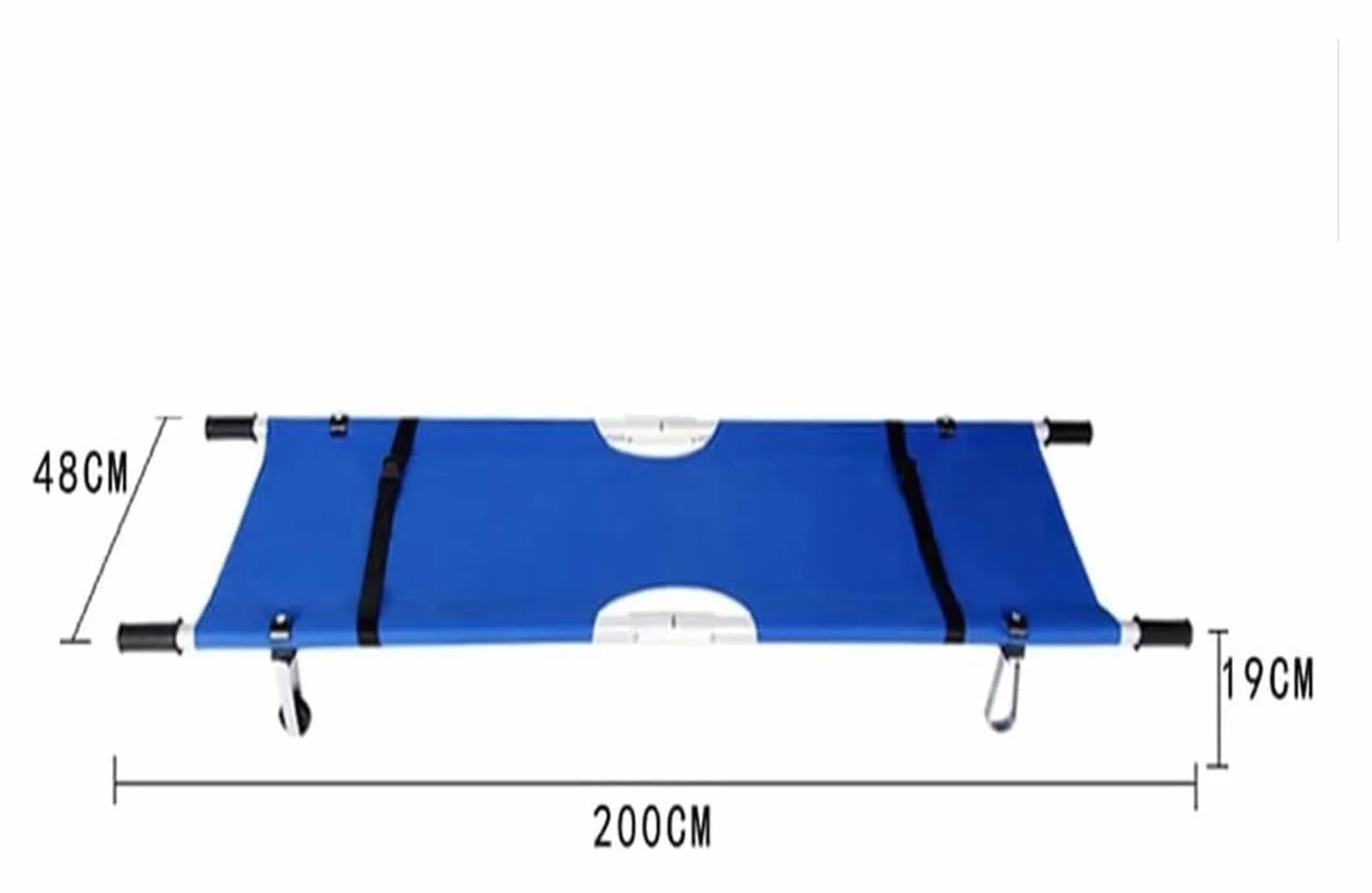 Barella Pieghevole Da Pronto Soccorso | Lettino Portatile Per Emergenze In Casa, Ambulatorio Sportivo E Ambulanza, Carico Max 159kg