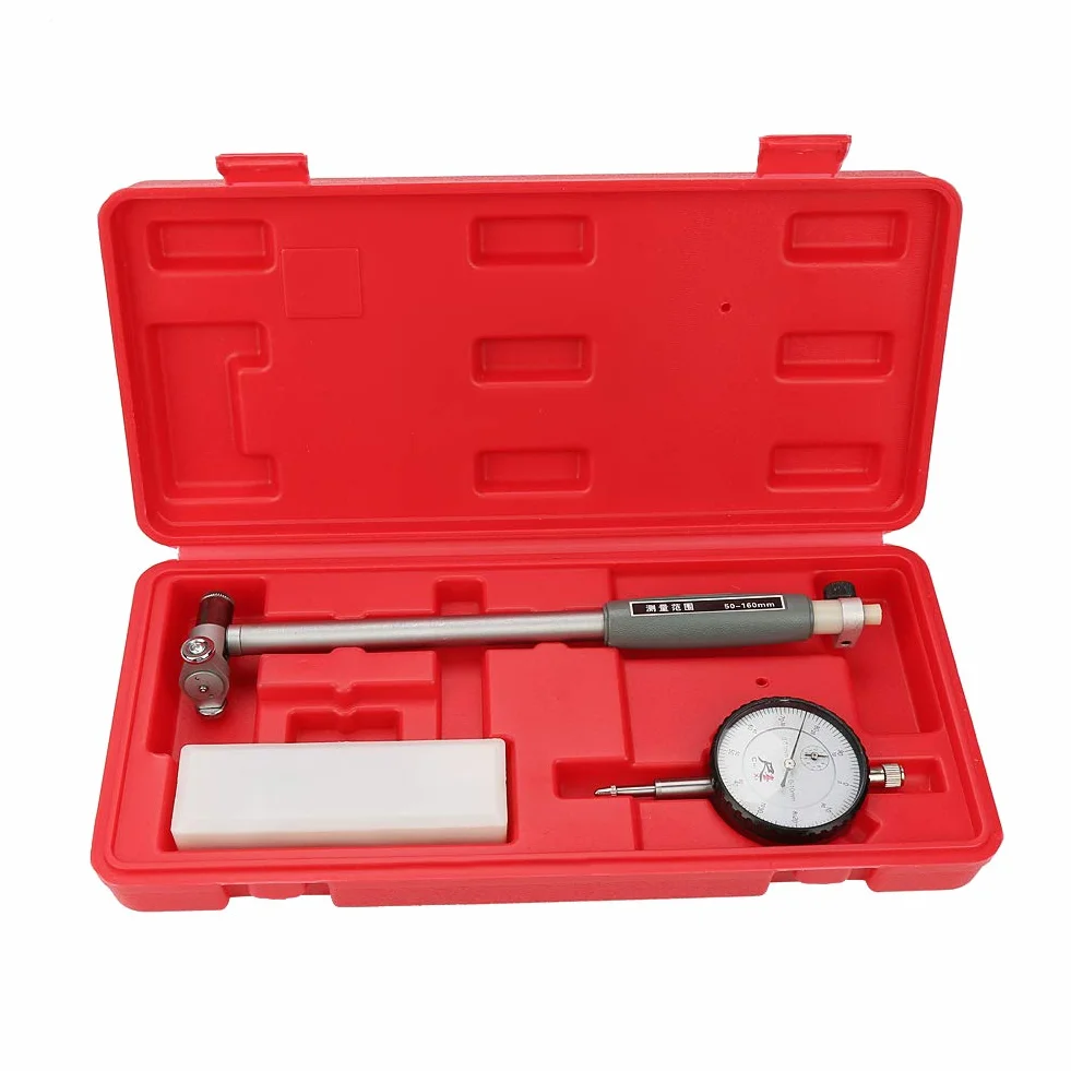 Alesatori, Diametro 50-160MM Indicatore del Diametro del Calibro indicatore del Diametro misuratore Kit del Cilindro del Motore di misurazione per l'impostazione dei diametri del Foro