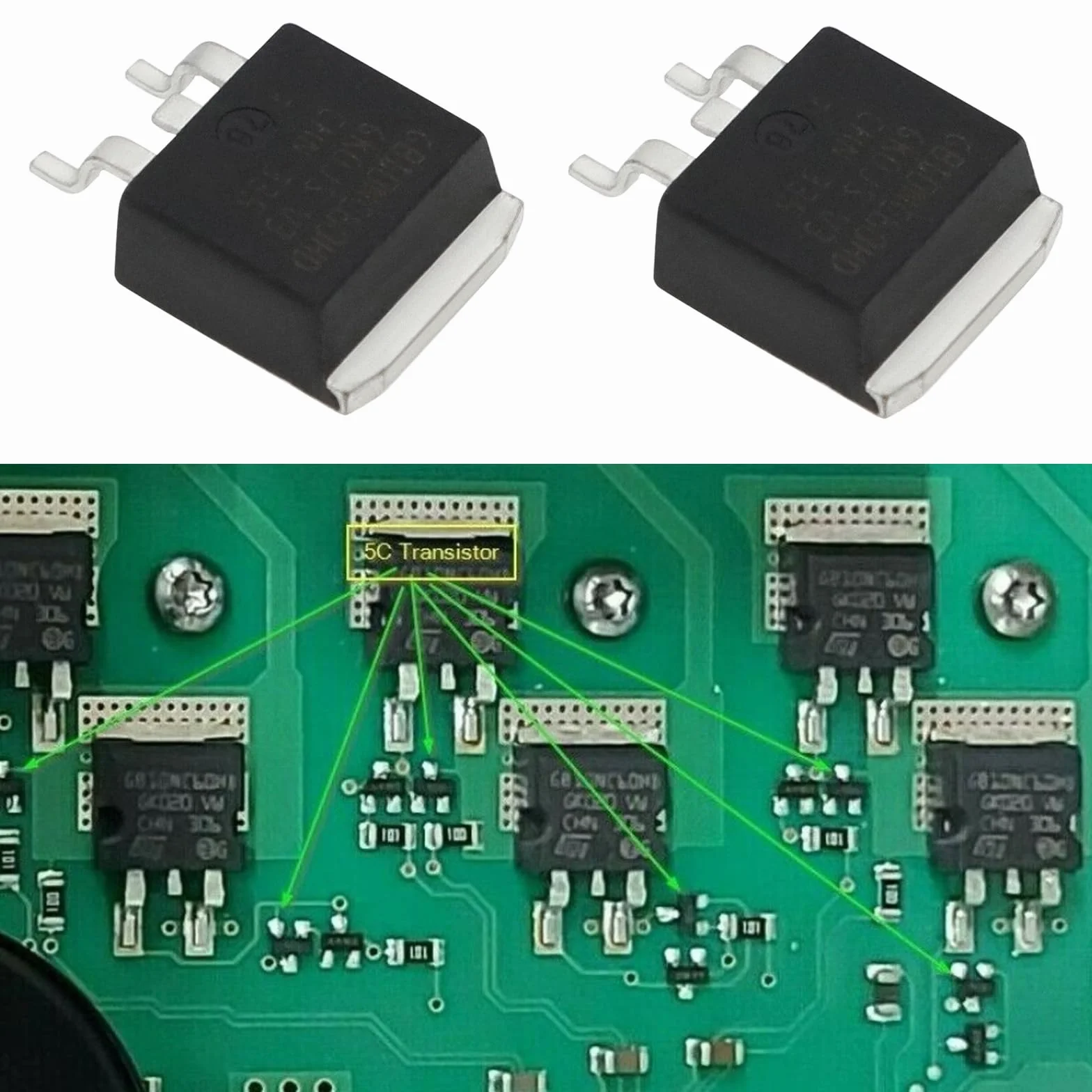 OTOTEC 10 Pezzi GB10NC60HD GB10NC60KD STGB10NC60HD TO-263 Transistor A Canale N 600 V 10 A D2PAK Compatibile Con Miele ELP-265 ELP-266 Pezzo Di Ricambio